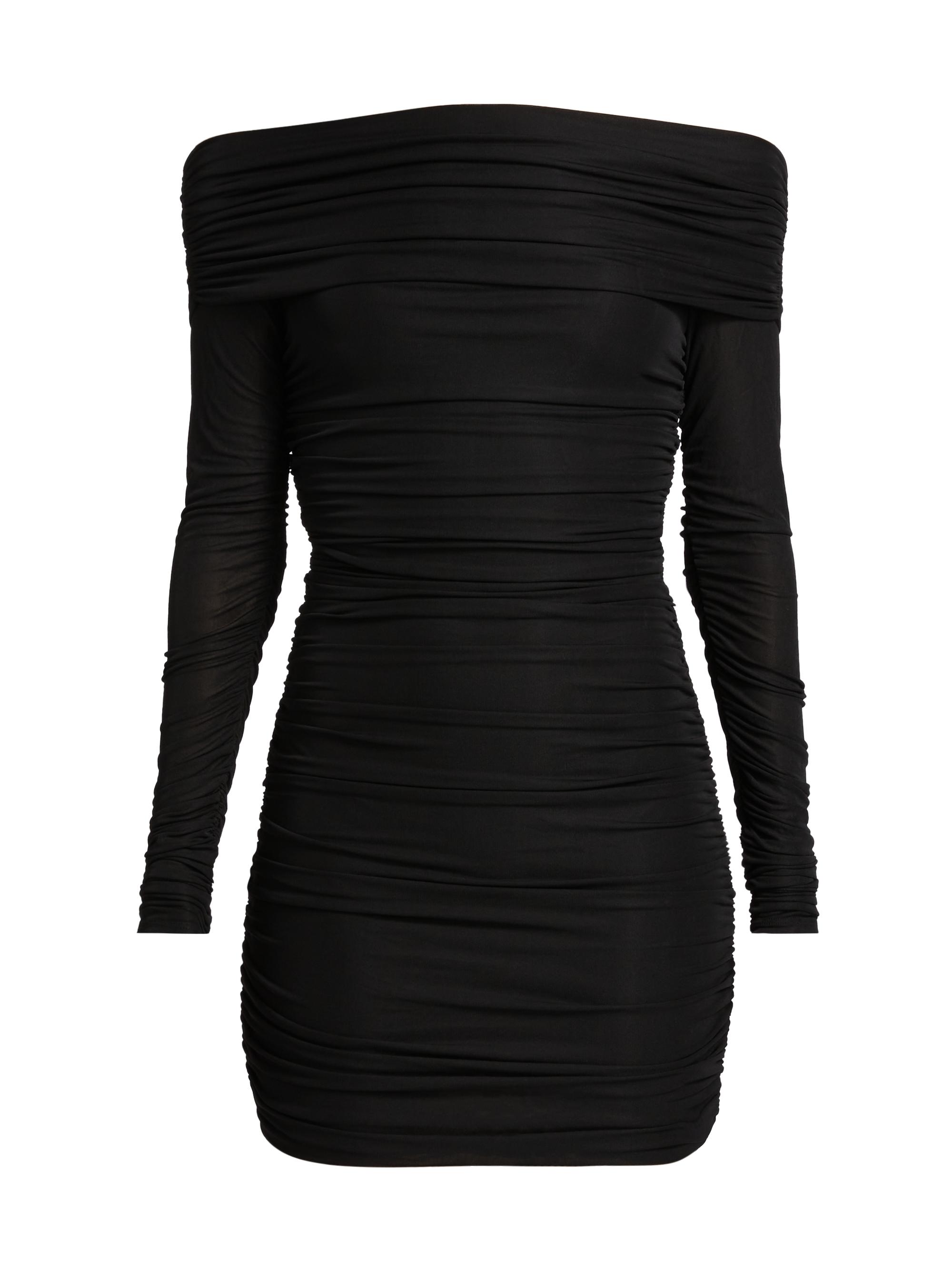 Ronny Kobo Women's Eidis Off-the-Shoulder Minidress - Jet Black