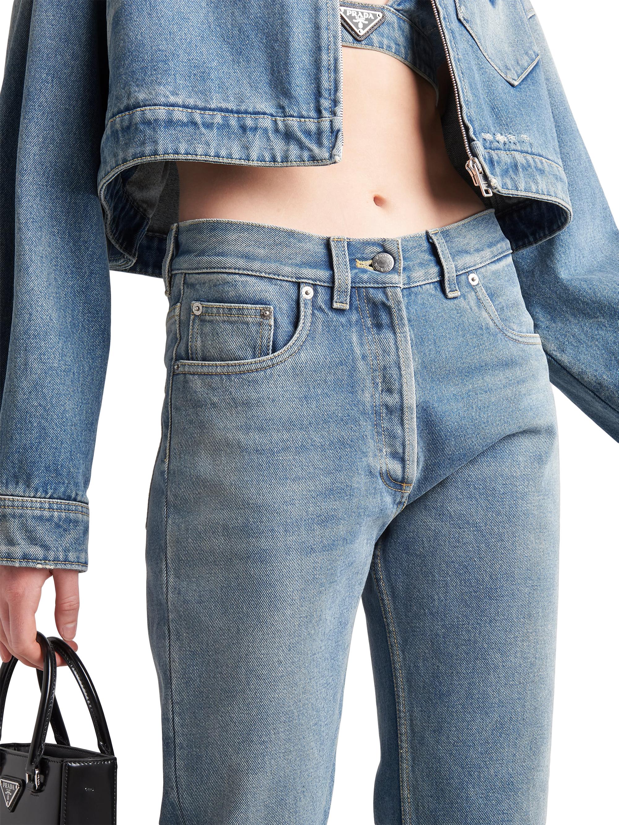 Prada Denim Five-Pocket Jeans | Saks Fifth Avenue