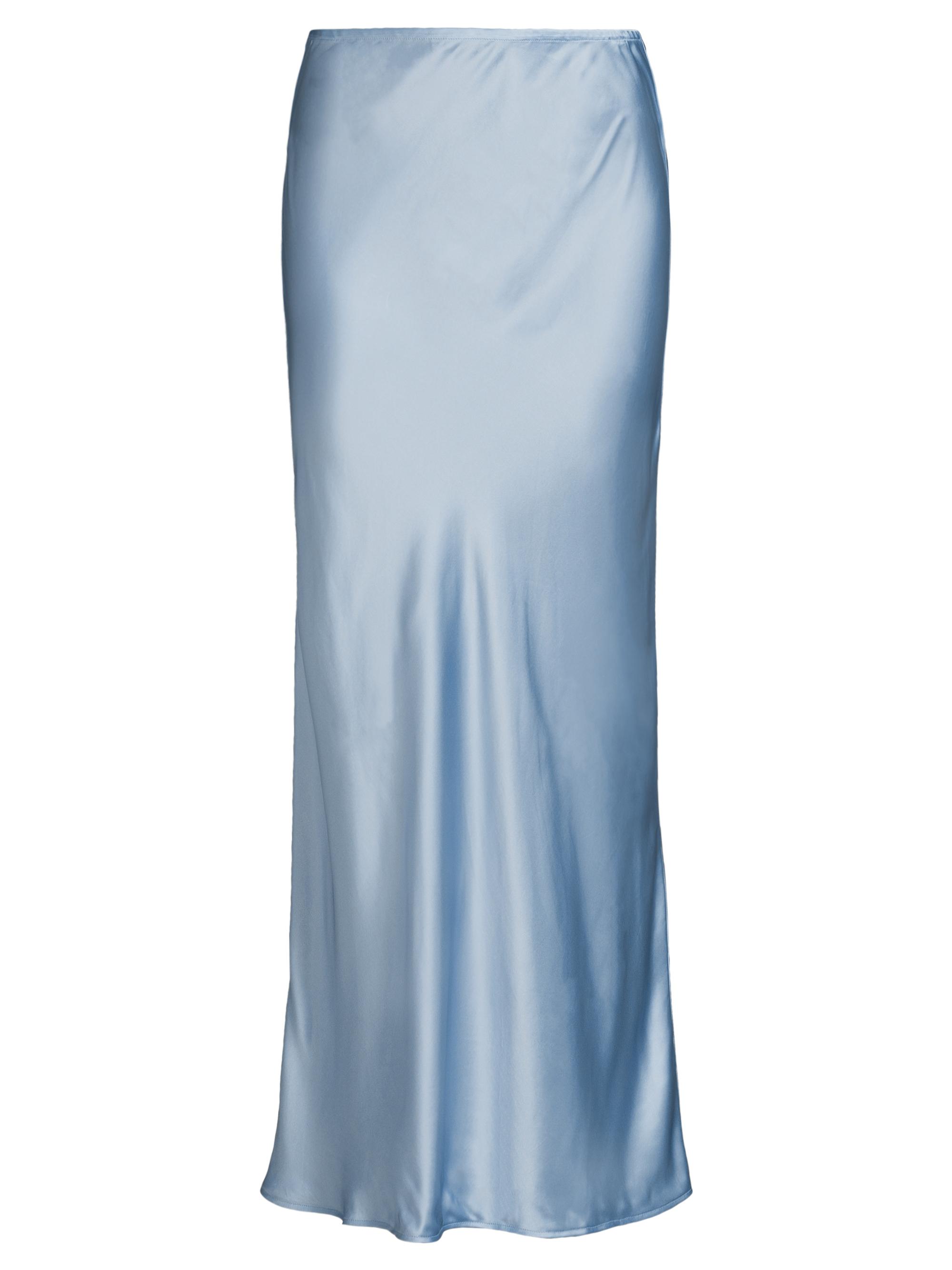 Ciao Lucia Women's Concetta Satin Maxi Skirt - Dove