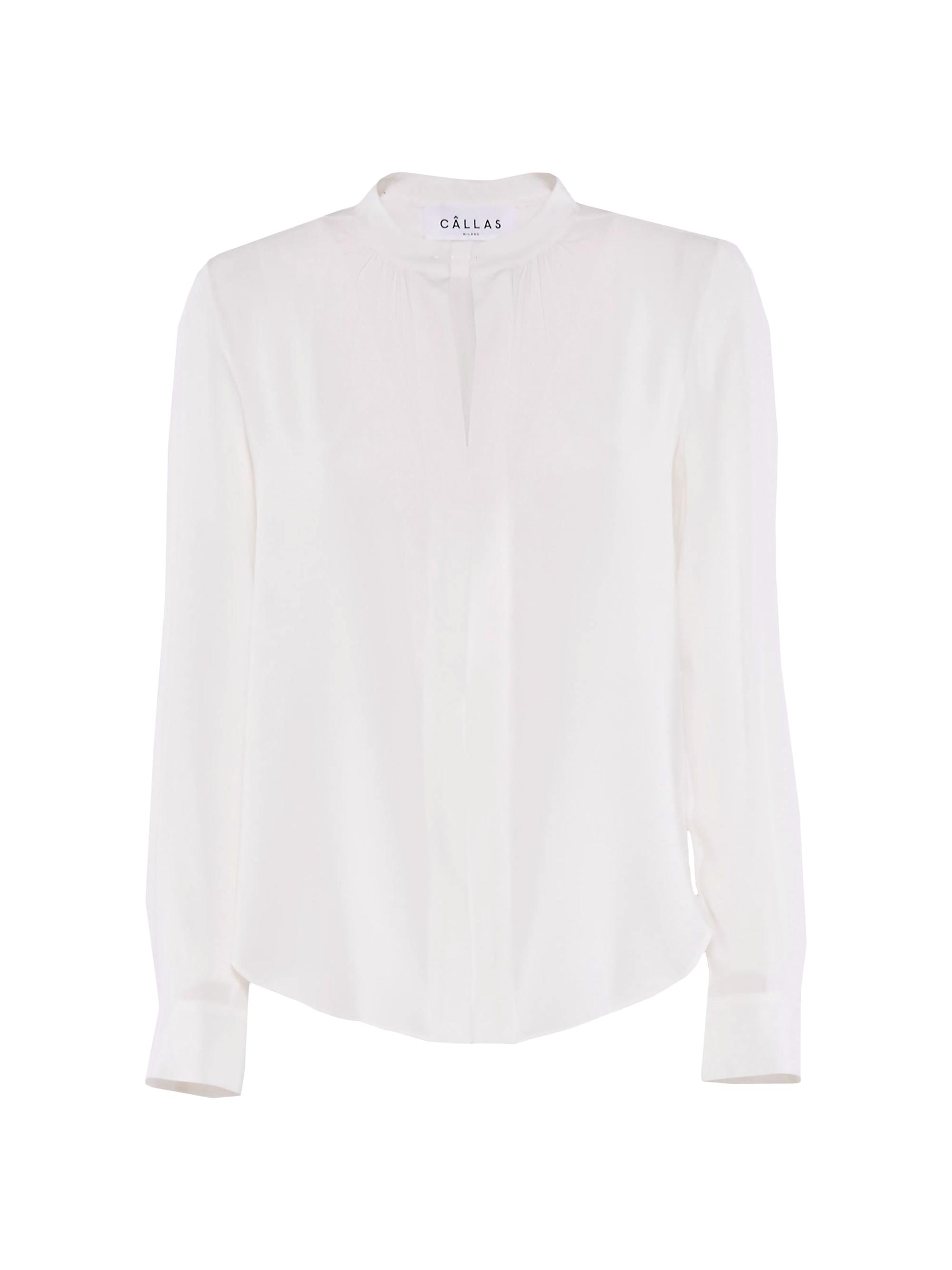 Callas Milano Women's Olympia Long Sleeve Silk Top -