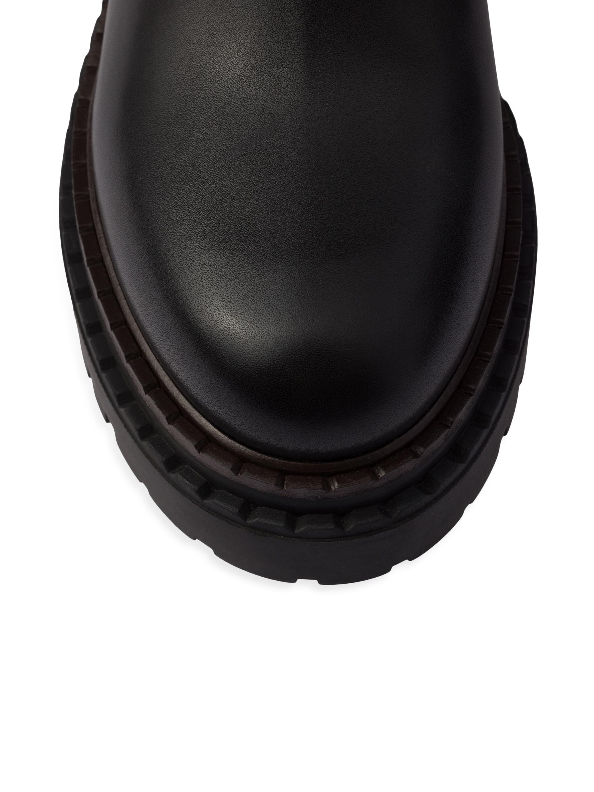 PRADA ボロタイ Prada Brushed Calf Leather Chelsea Boots | Saks Fifth Avenue