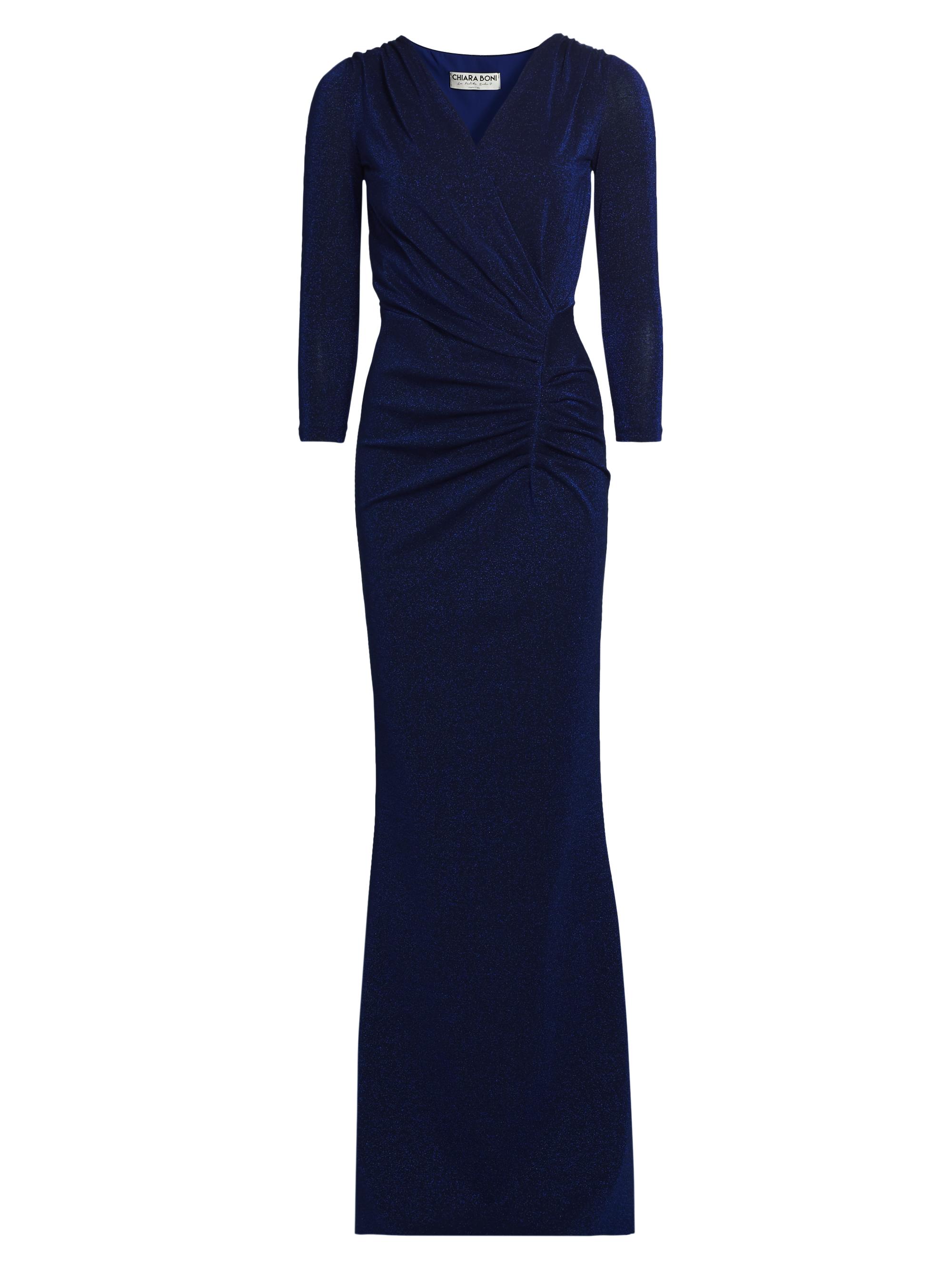 Chiara Boni La Petite Robe Rozen Sugar Metallic Knit Gown Saks