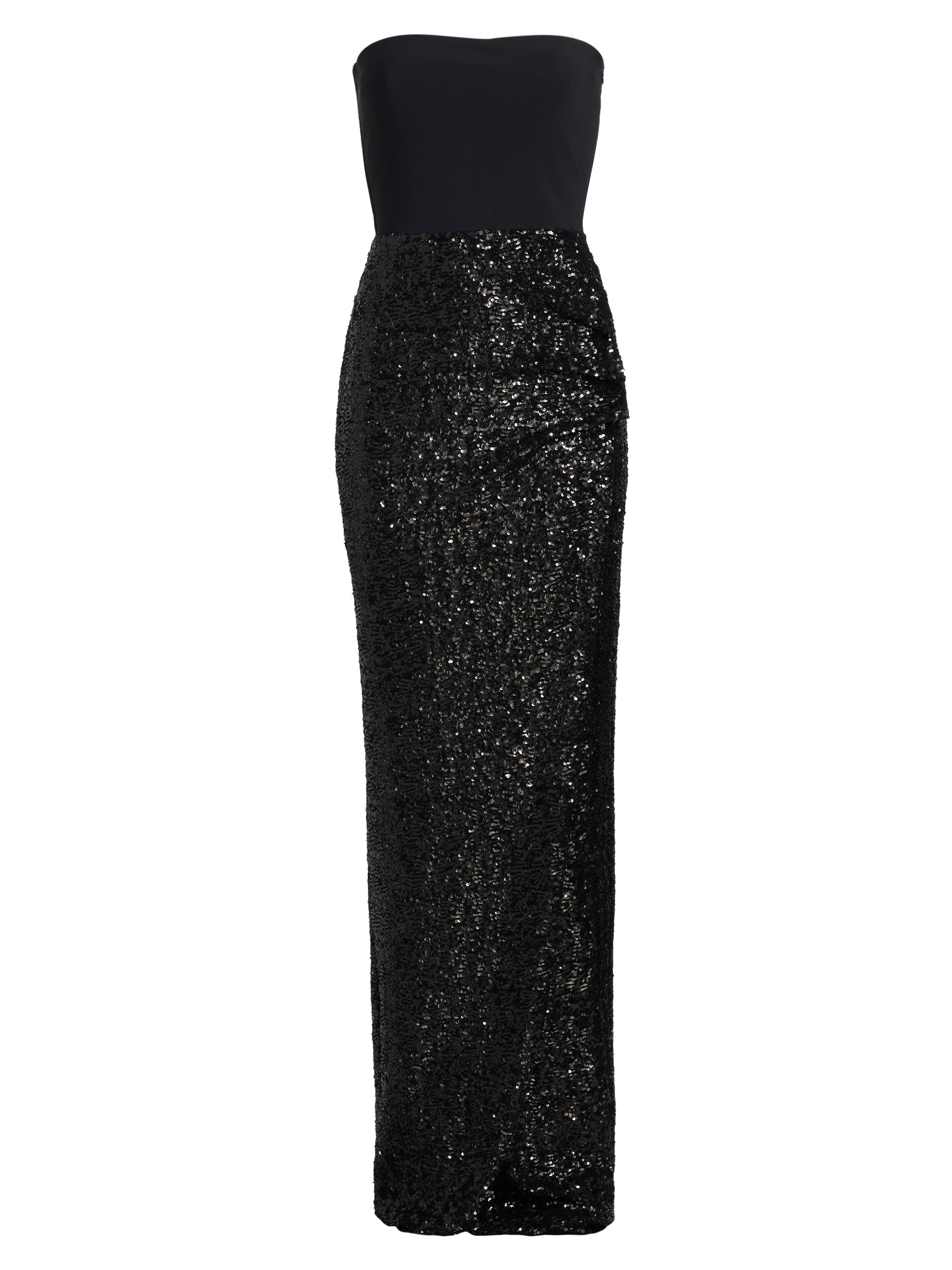 Chiara Boni La Petite Robe Baloc Paillettes Sequined Strapless