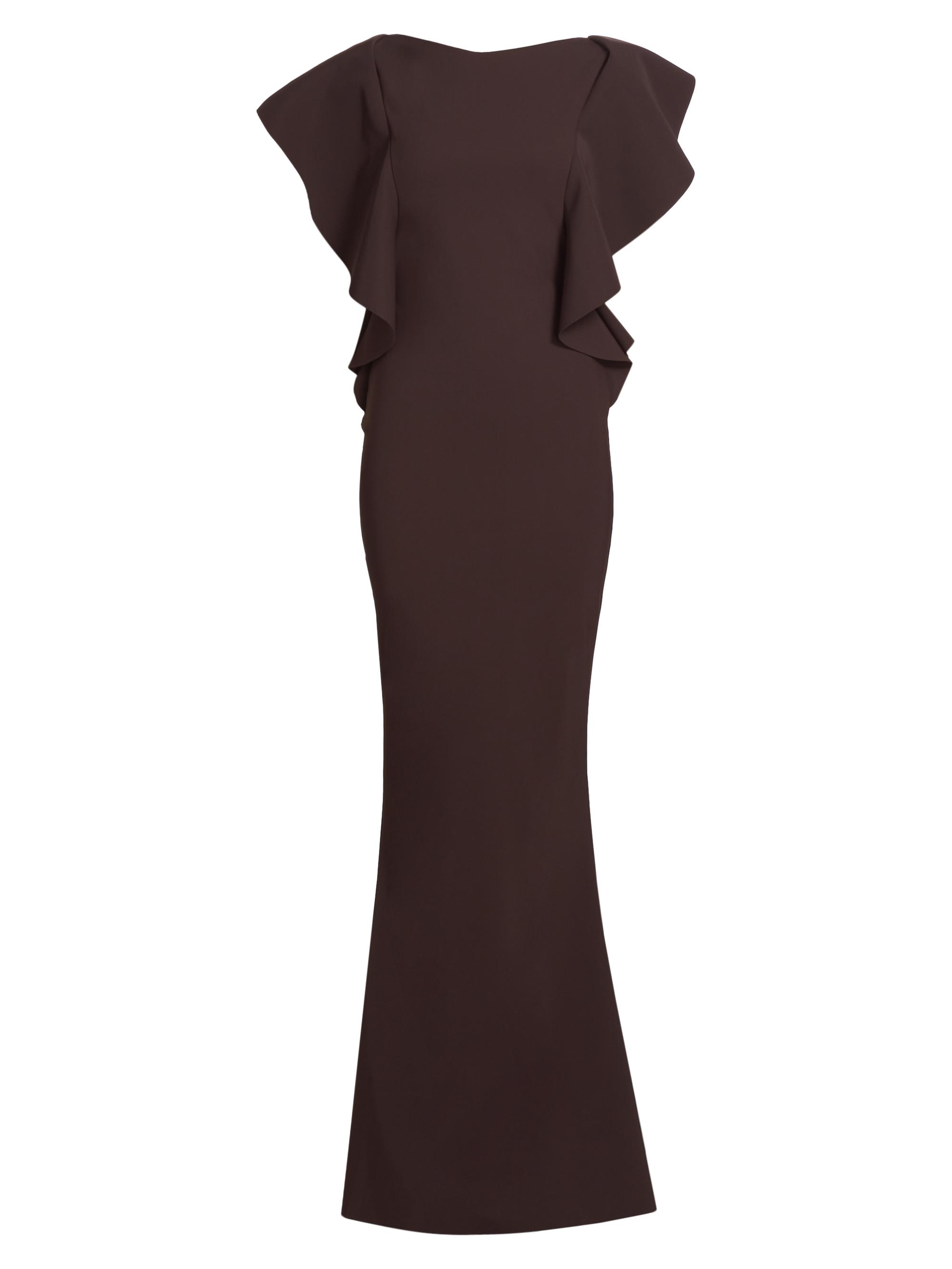 Chiara Boni La Petite Robe Peou Bis Flutter-Sleeve Gown Saks