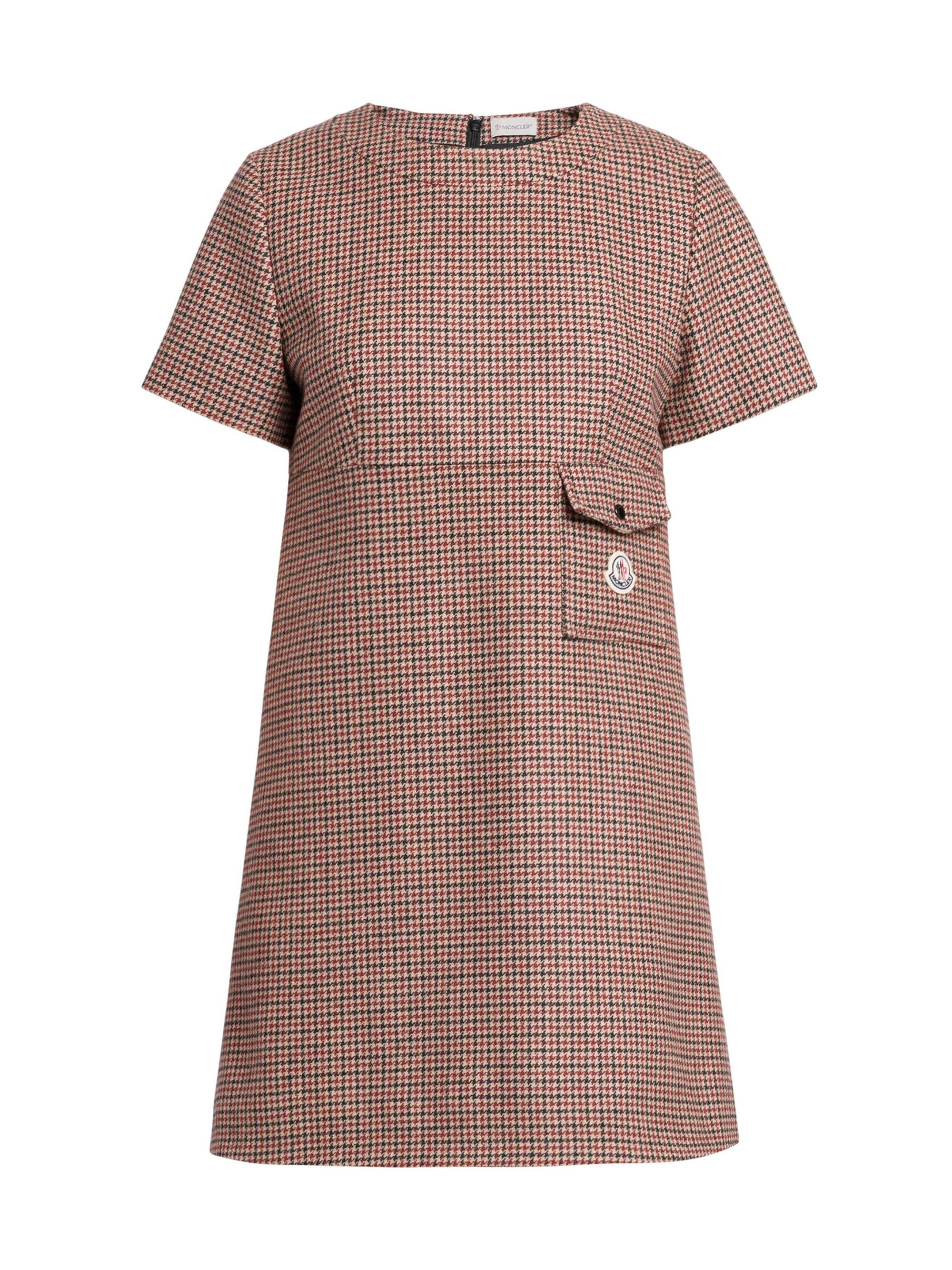 Moncler Women's Wool Mini Dress - Brown
