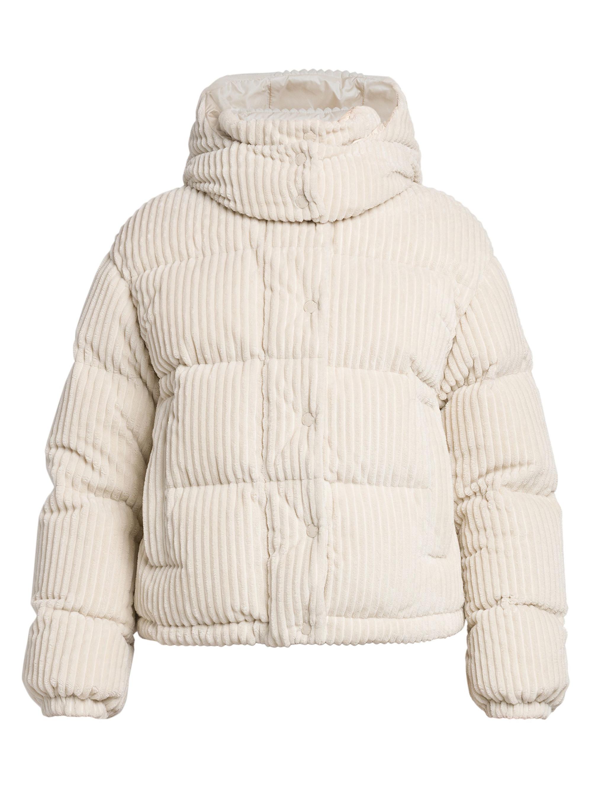 Moncler Women's Daos Corduroy Down Jacket - Beige
