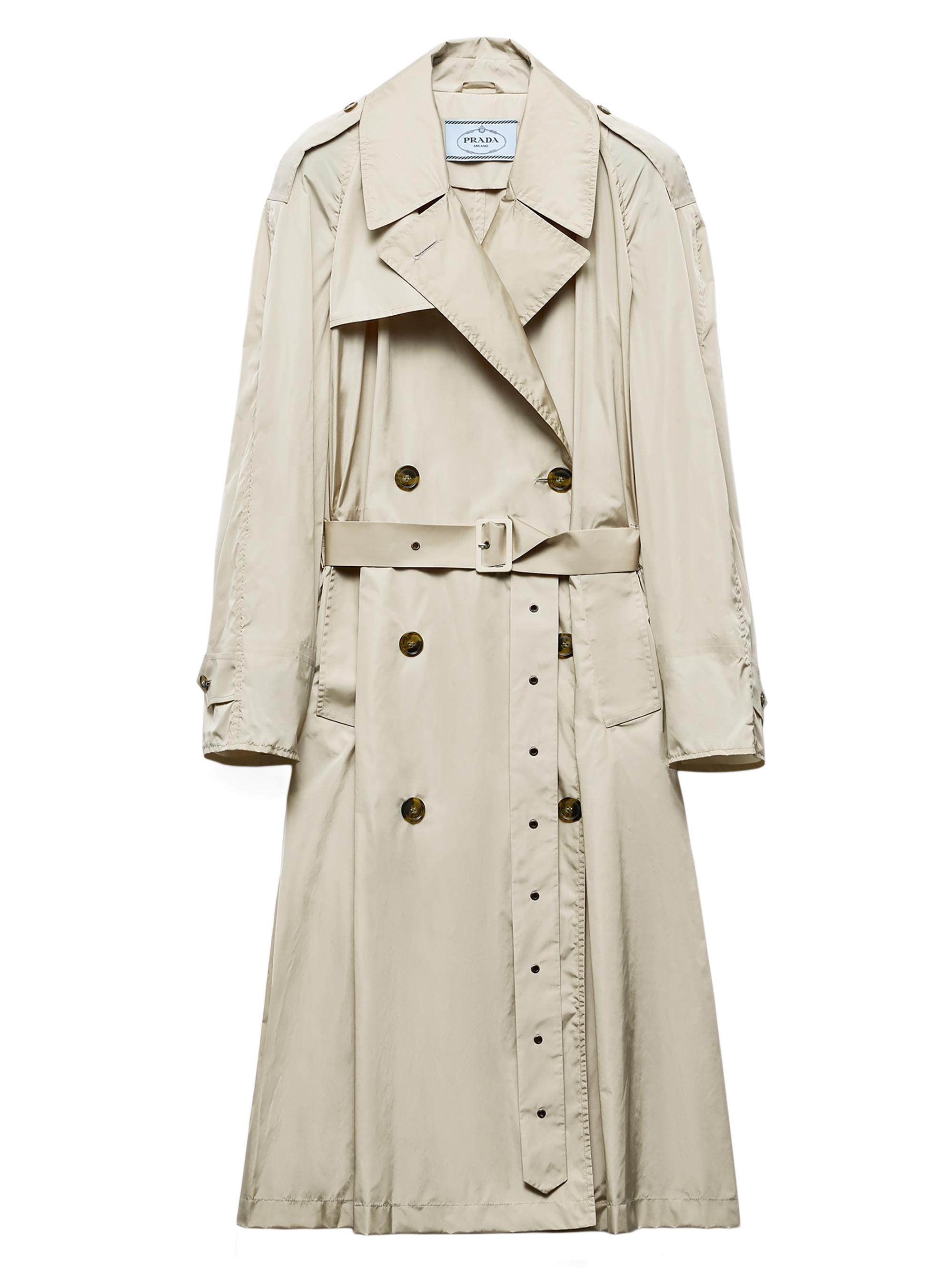 Prada Women's Light Technical Fabric Trench Coat - Green