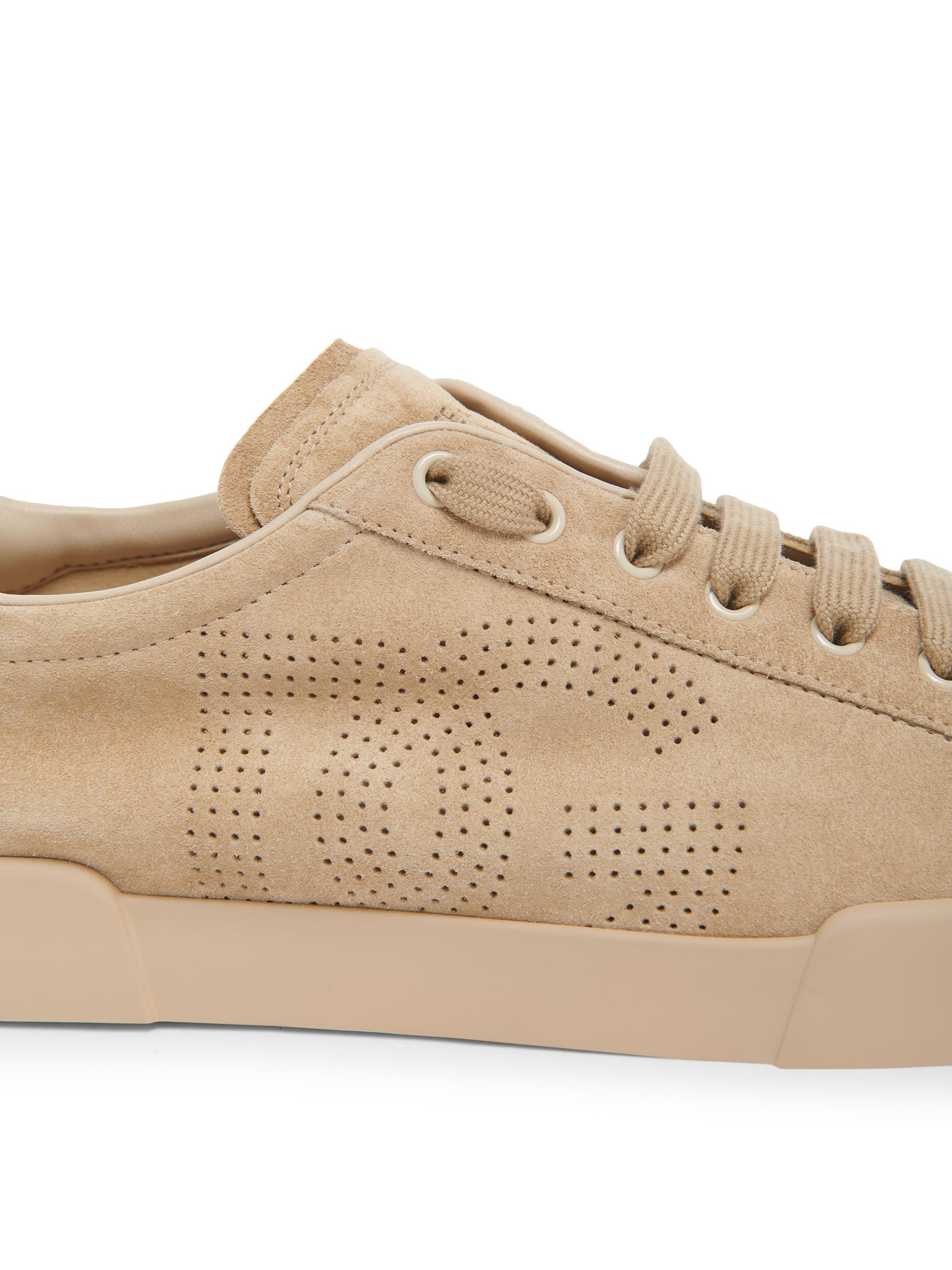 Latte_Dolceページ Dolce&Gabbana Logo-Perforated Suede Low-Top Sneakers | Saks Fifth
