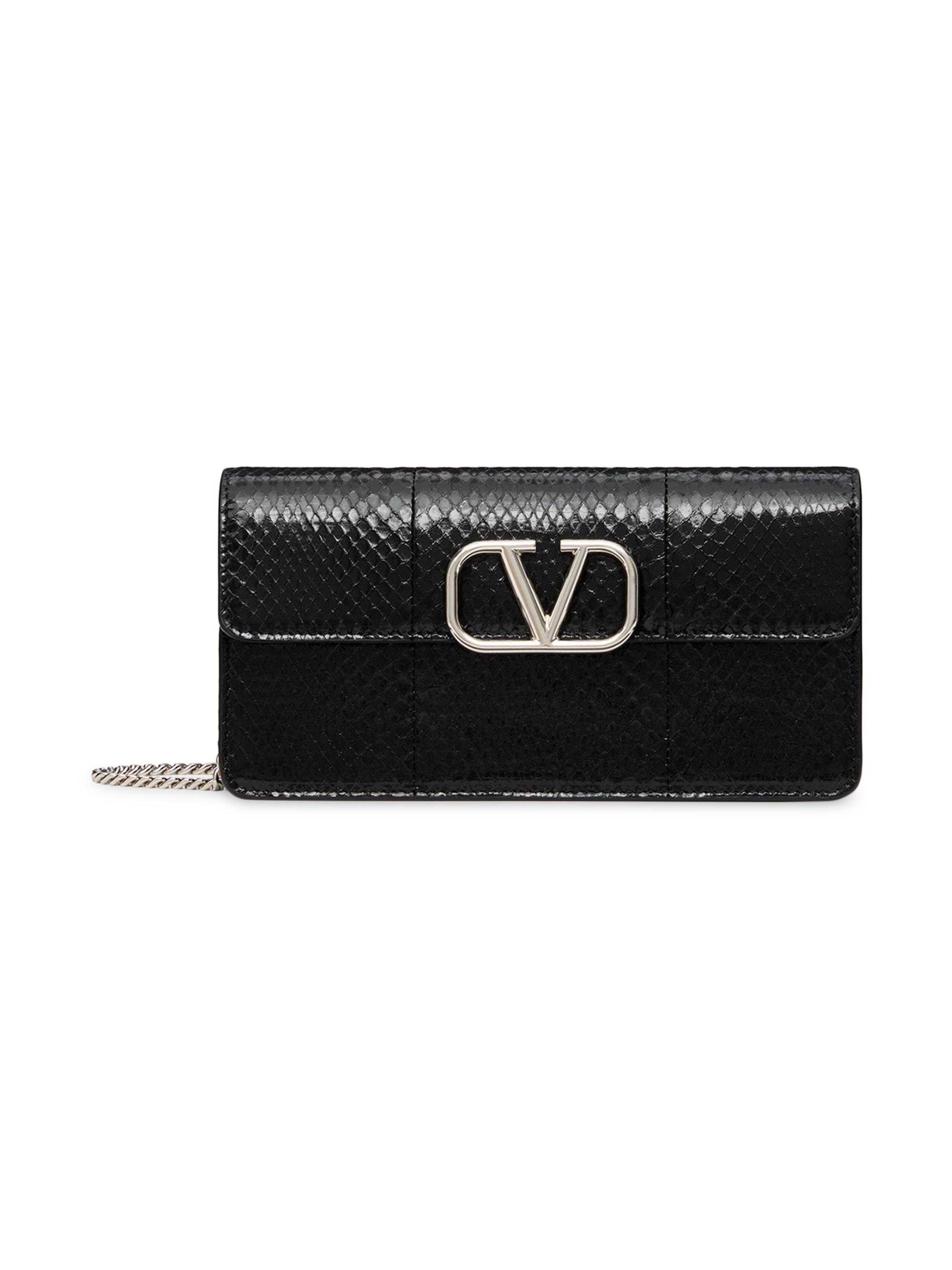 Valentino Garavani VLogo Signature Ayers Leather Wallet with