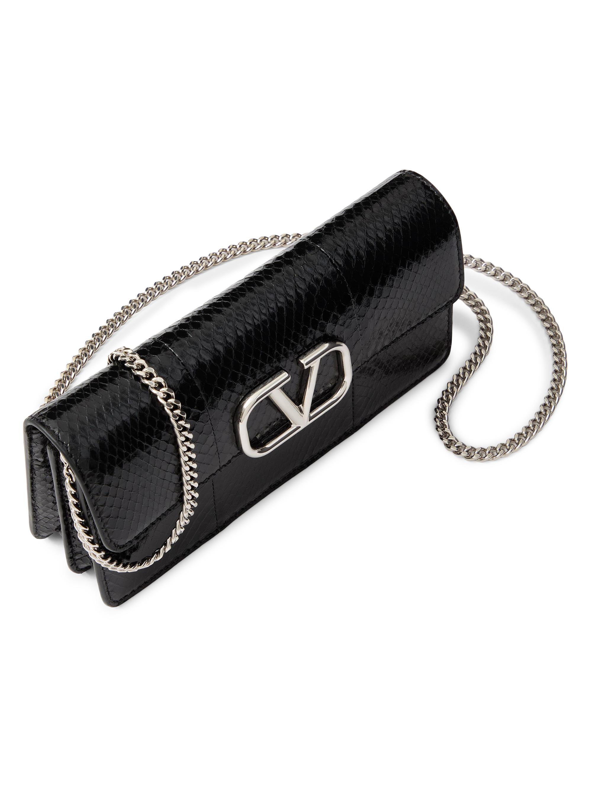 Valentino Garavani VLogo Signature Ayers Leather Wallet with