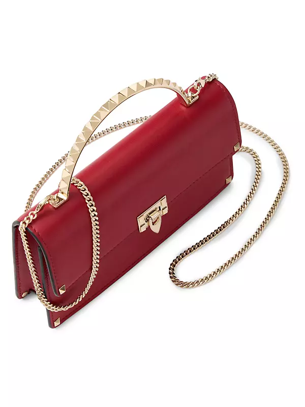 Shop Valentino Garavani Mini Rockstud Calfskin Top Handle Shop Valentino Garavani Mini Rockstud Calfskin Top Handle