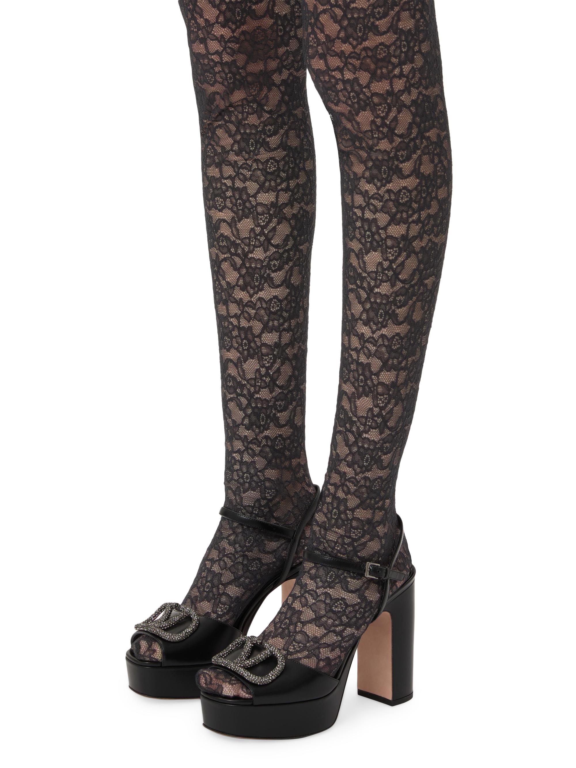 VALENTINO GARAVANI 未使用 Valentino Garavani VLogo Signature Laminated Nappa Leather 80MM