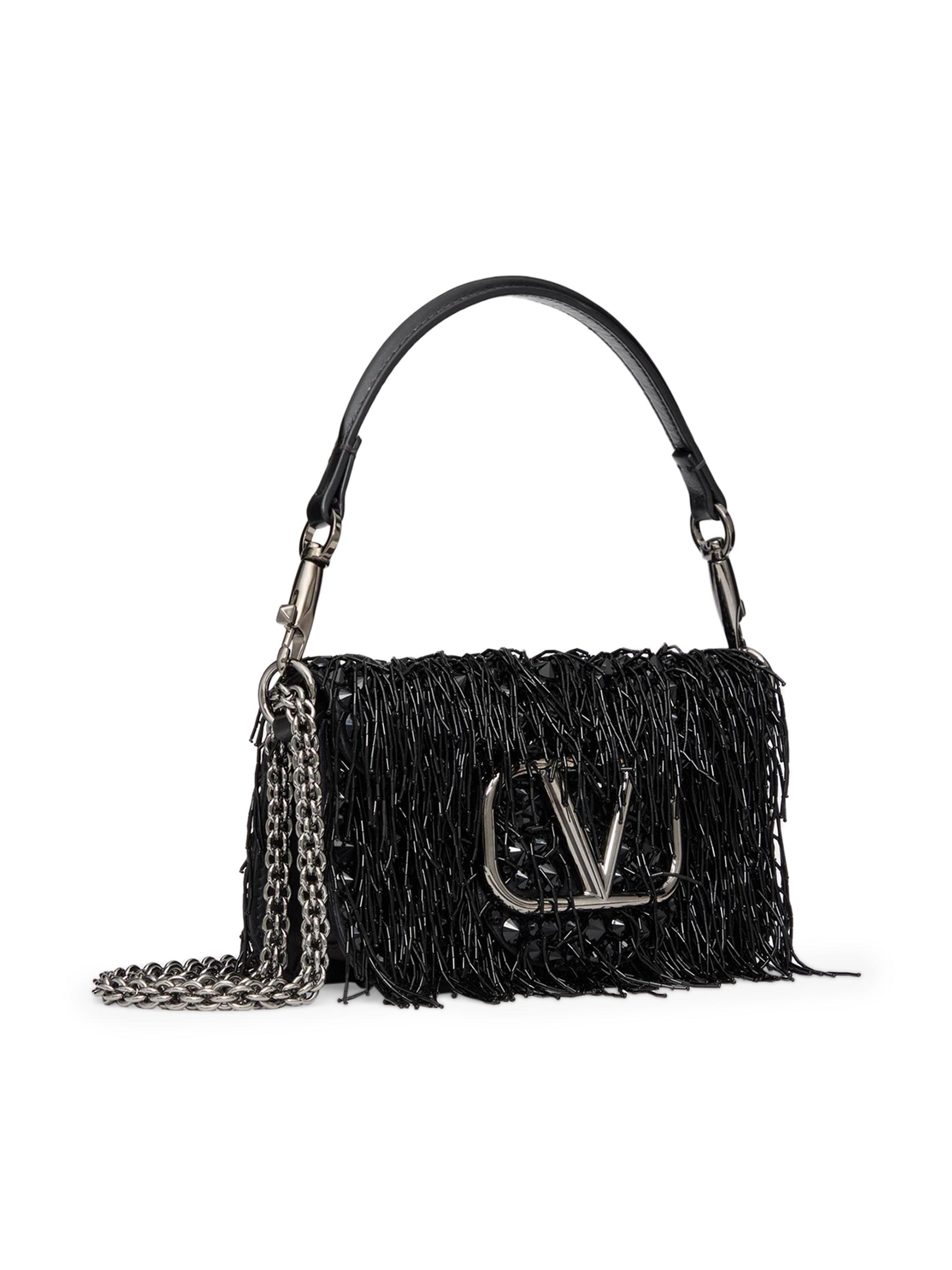 Valentino Garavani Locò Small Embroidered Shoulder Bag | Saks