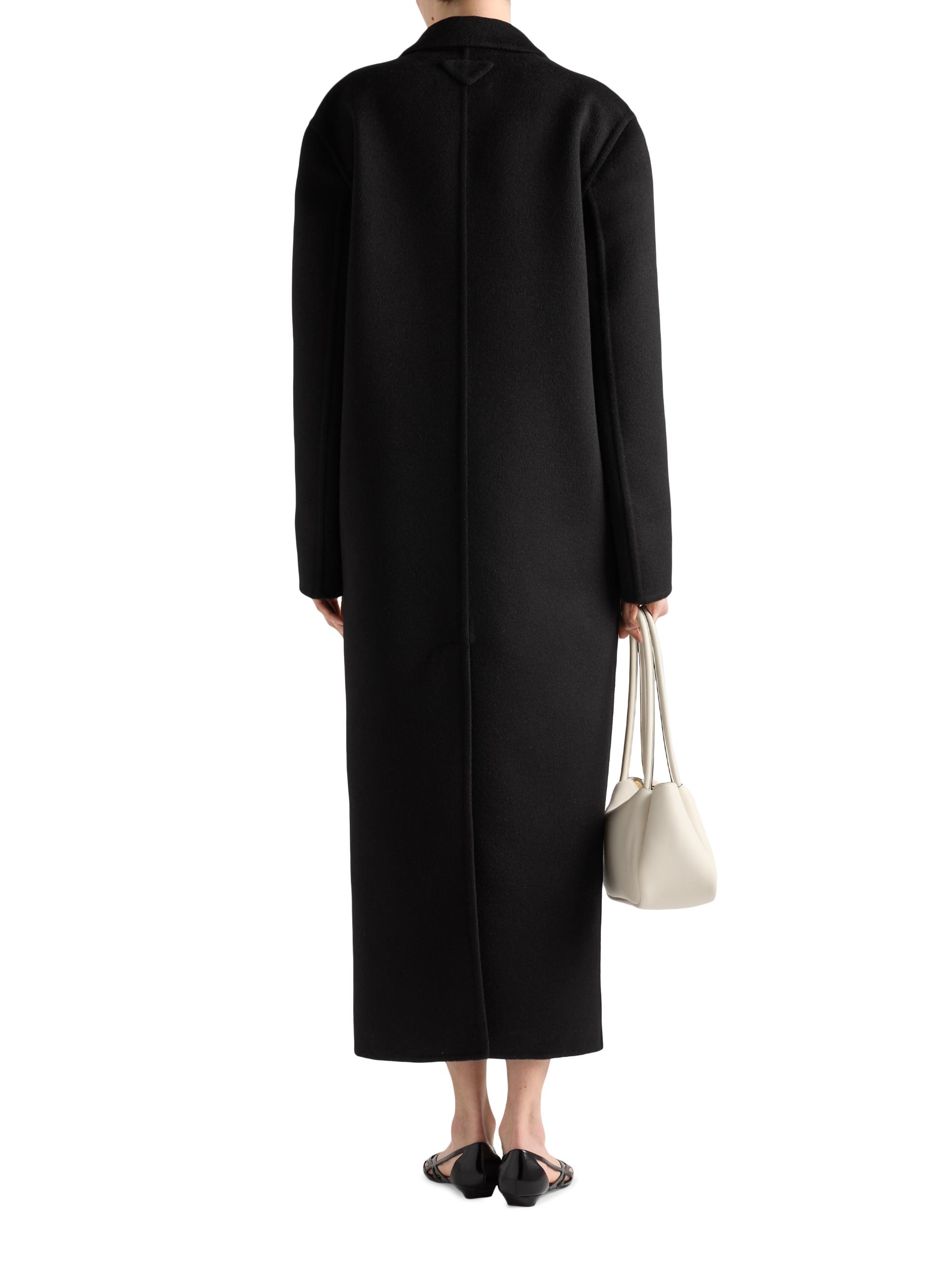 Prada Single-Breasted Cashgora Coat | Saks Fifth Avenue
