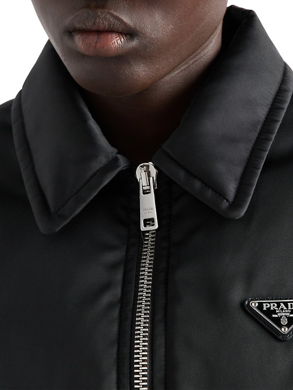 Shop Prada Nylon Down Jacket with Belt | Saks Fifth Avenue Shop Prada Nylon Down Jacket with Belt | Saks Fifth Avenue