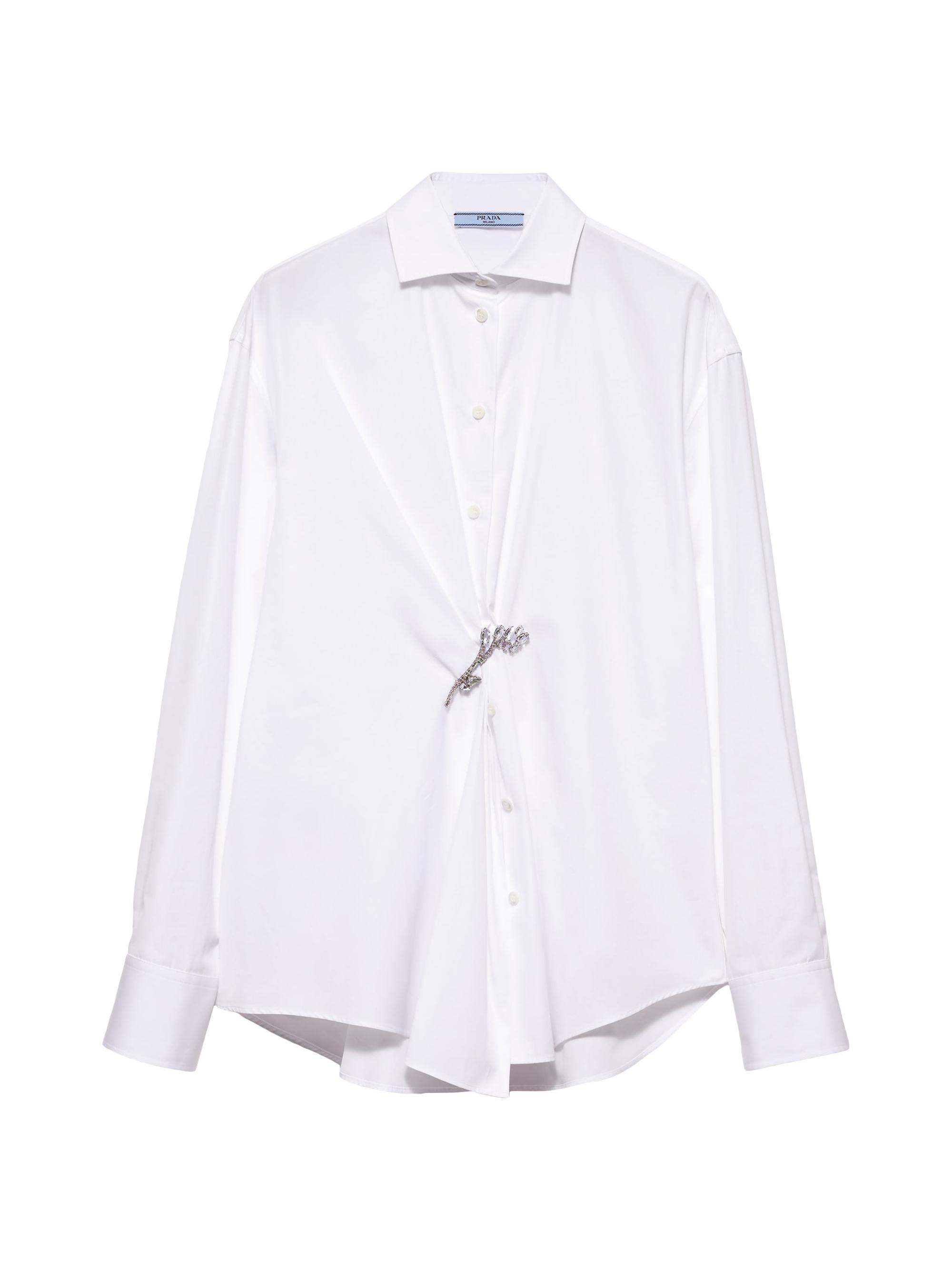 Prada Women's Poplin Shirt - White