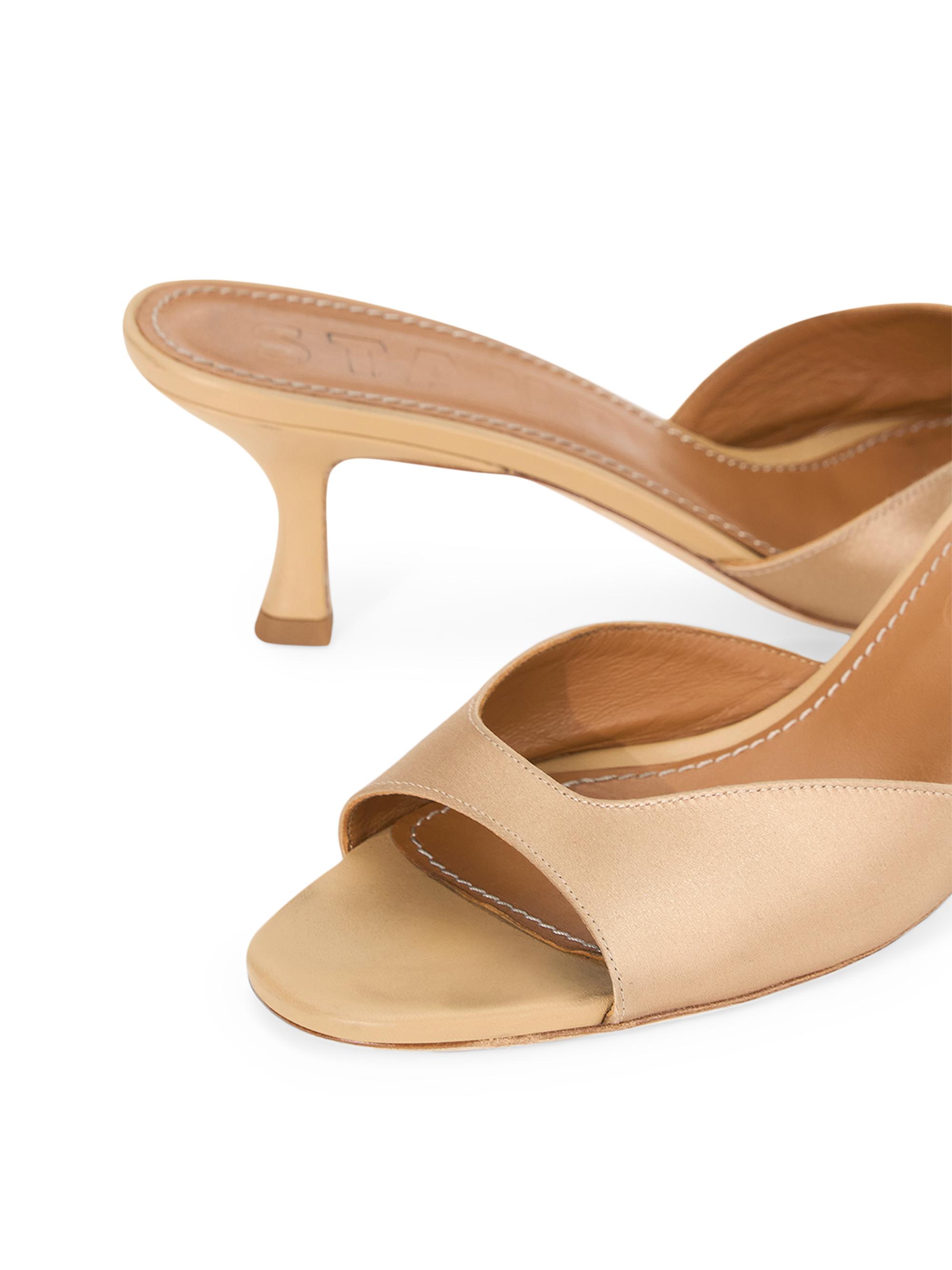 Brigitte 55MM Satin Mules