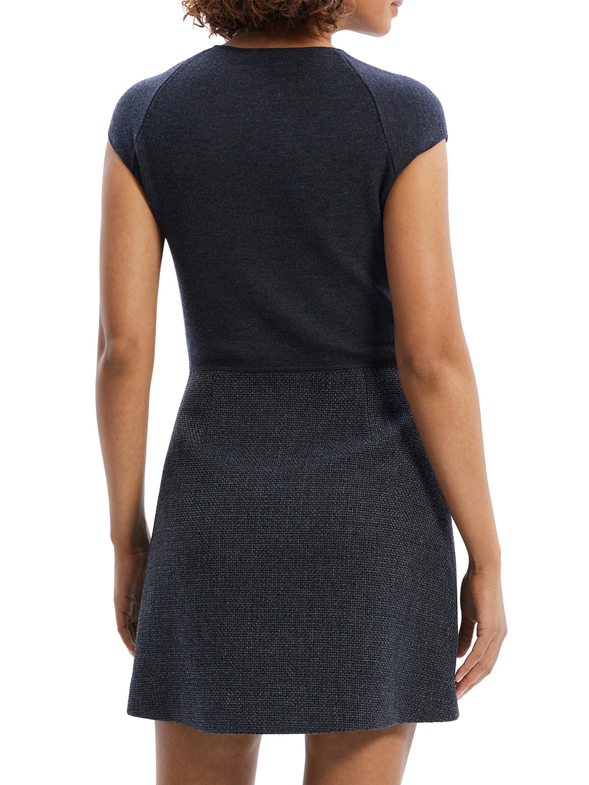 Theory Plus Knit & Tweed Combo Minidress | Saks Fifth Avenue