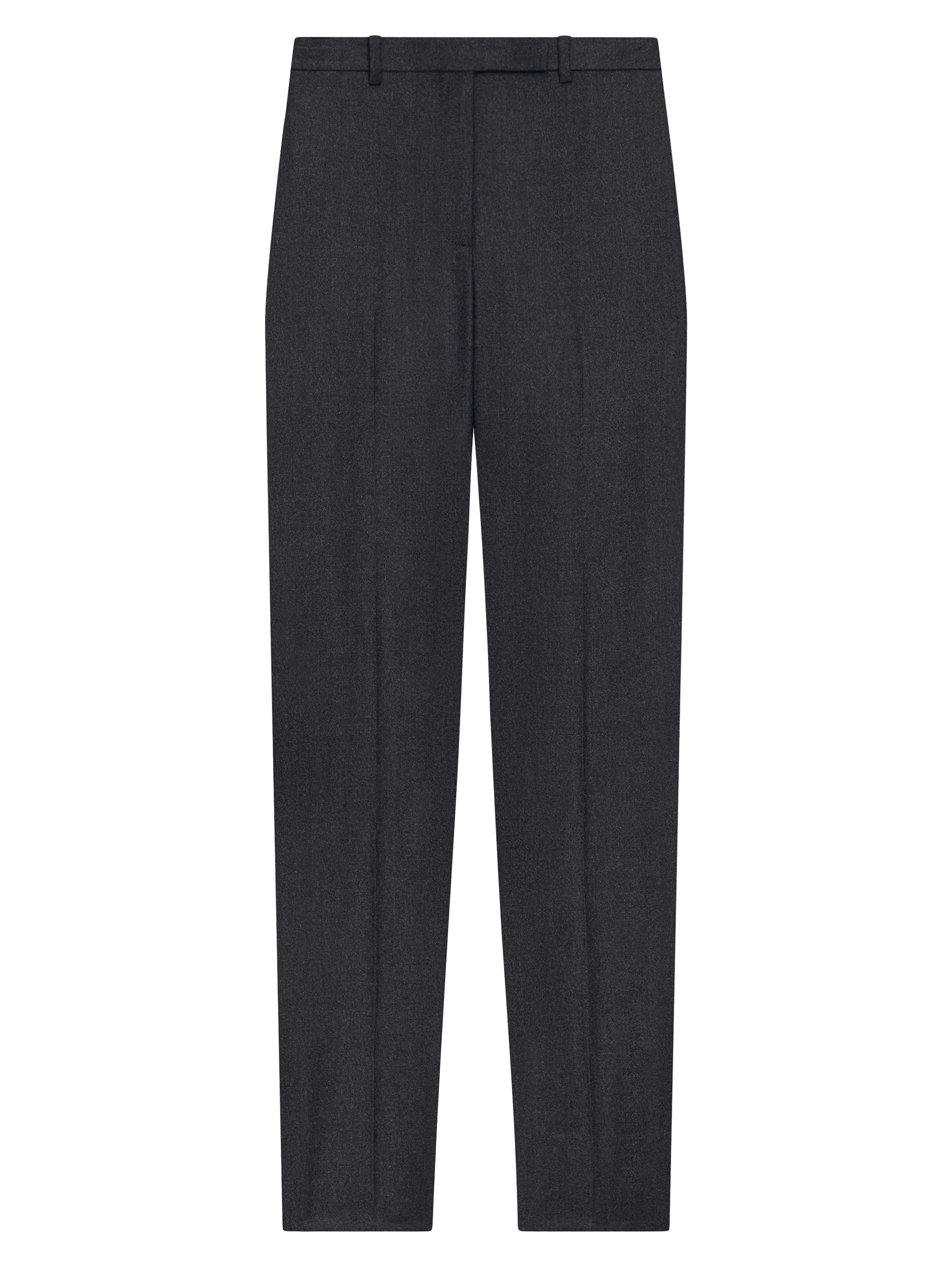 Theory Women's Wool High-Waisted Tapered Pants - Cacao