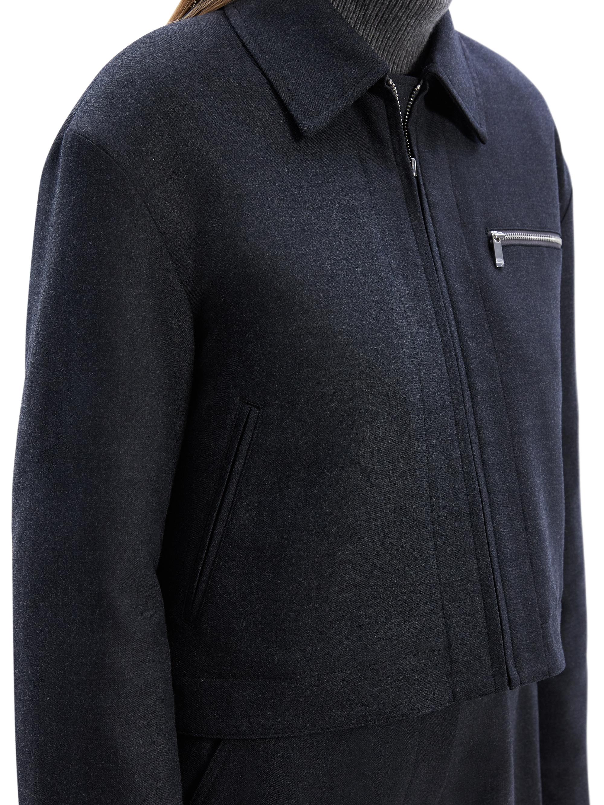 Theory Crop A-Line Wool-Blend Jacket | Saks Fifth Avenue