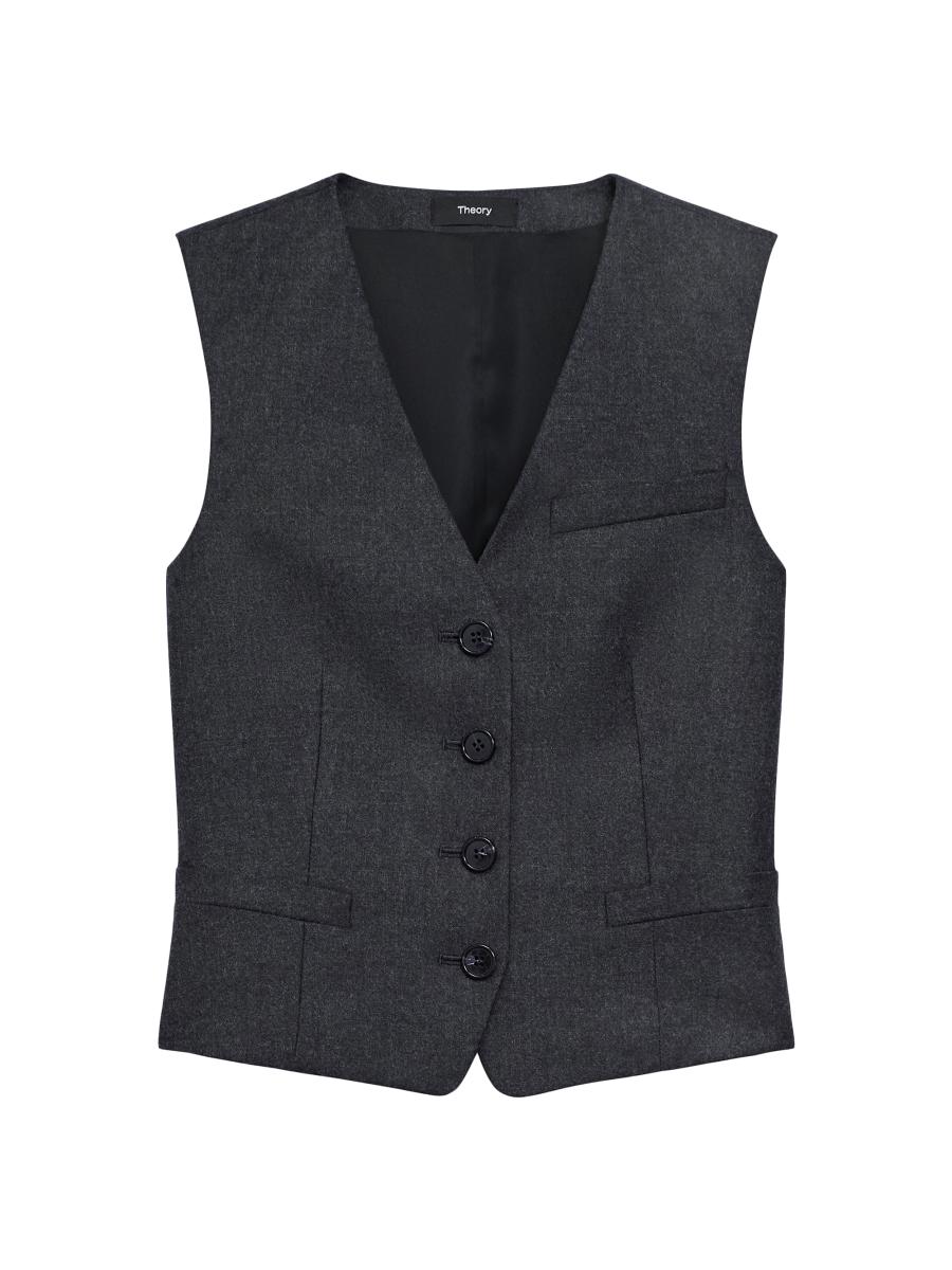 ☆新品未使用☆TODAYFUL Keyneck Wool Vest C.GRAY
