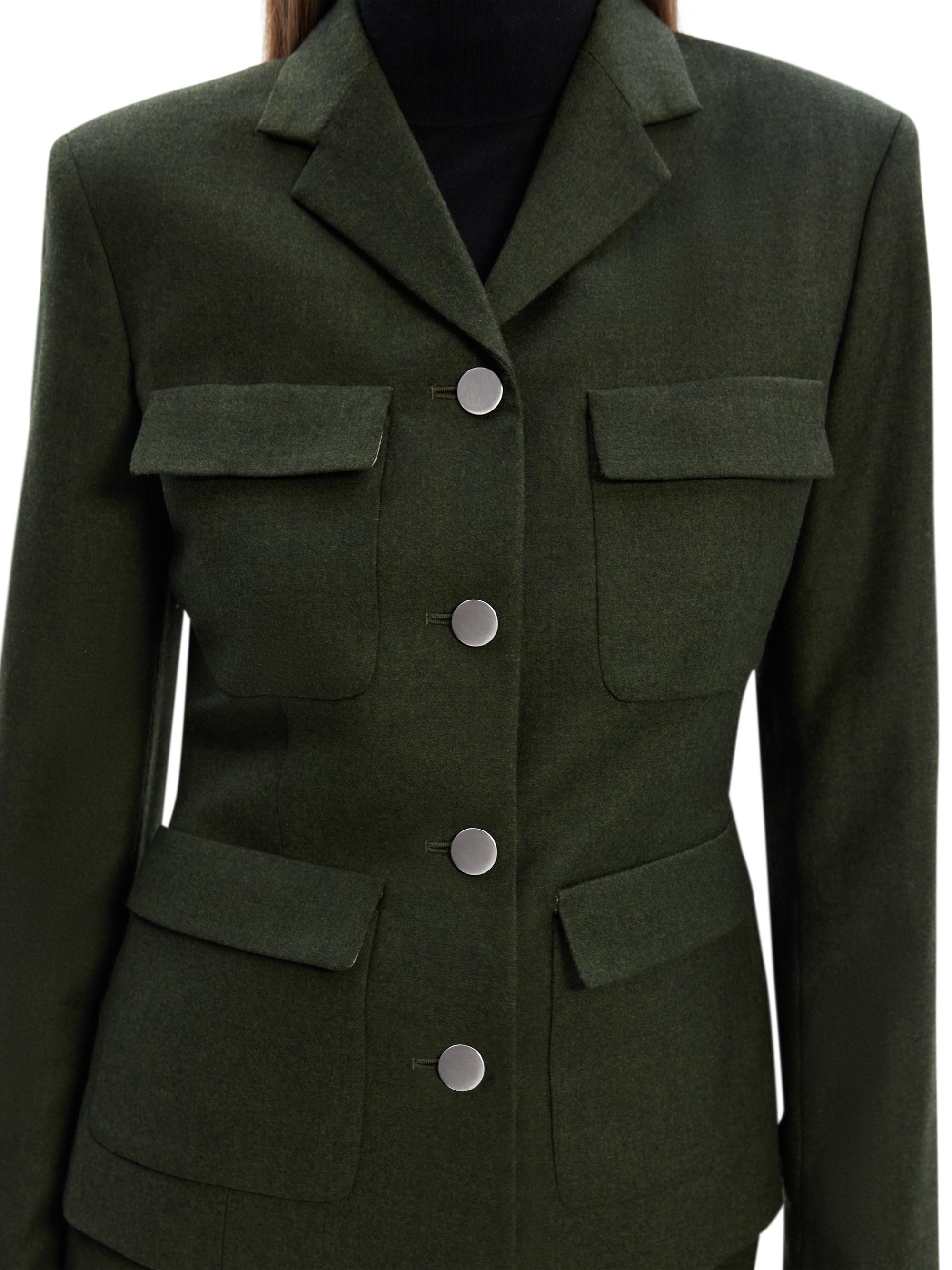 Theory Wool Military Jacket | Saks Fifth Avenue