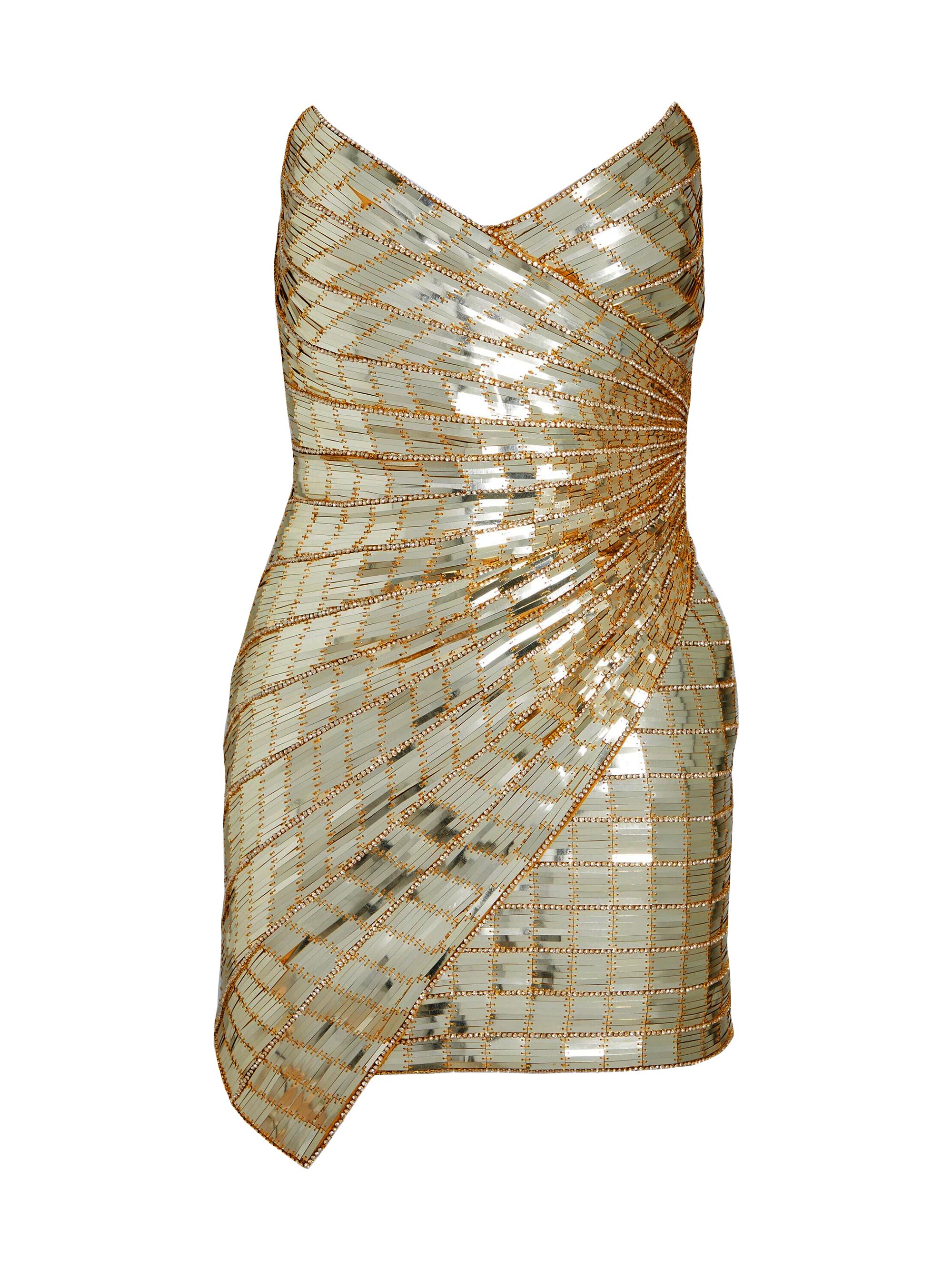 Retrofête Women's Aura Dress - Gold