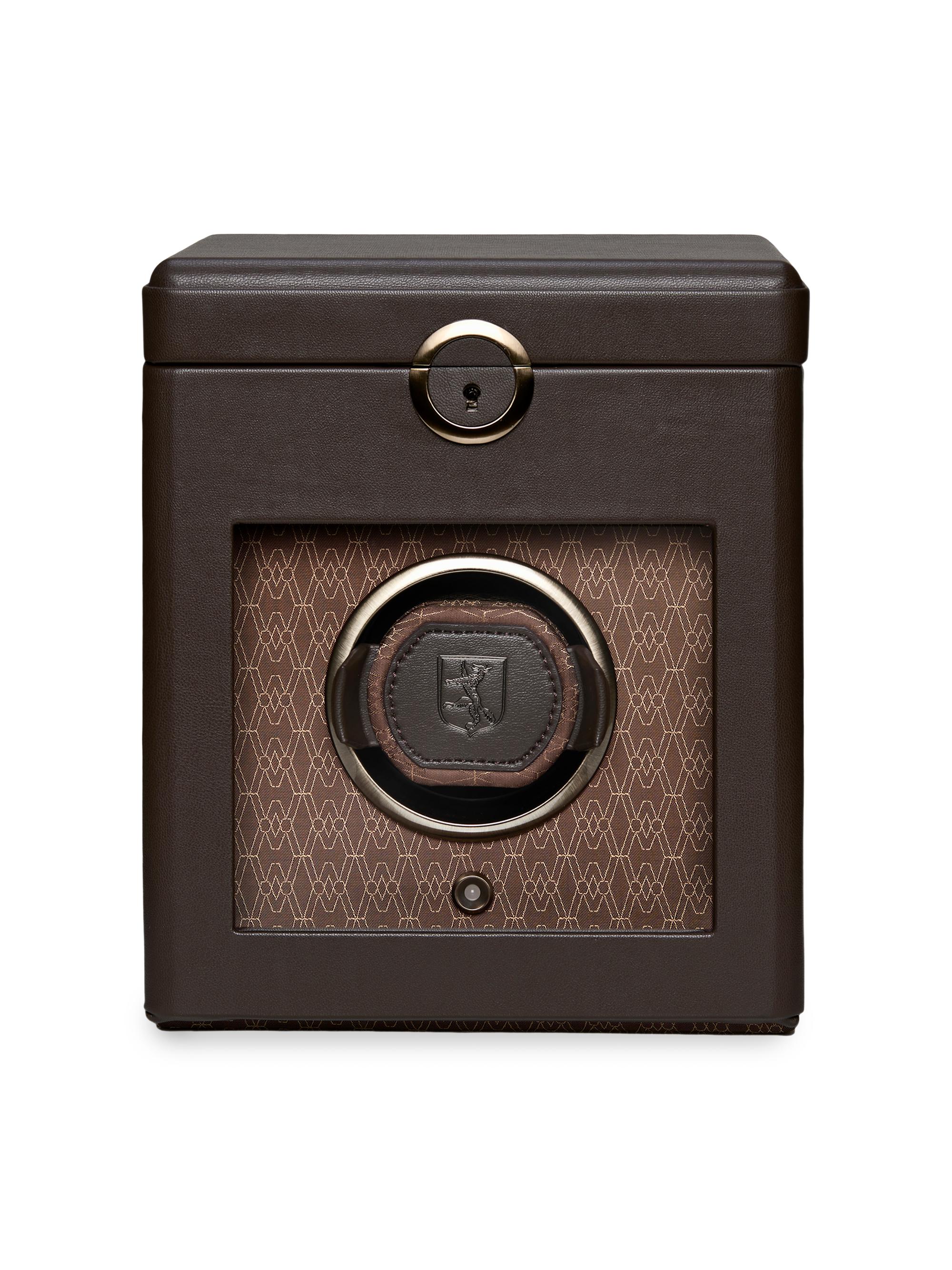 Wolf Earth Single Watch Winder - Coffee