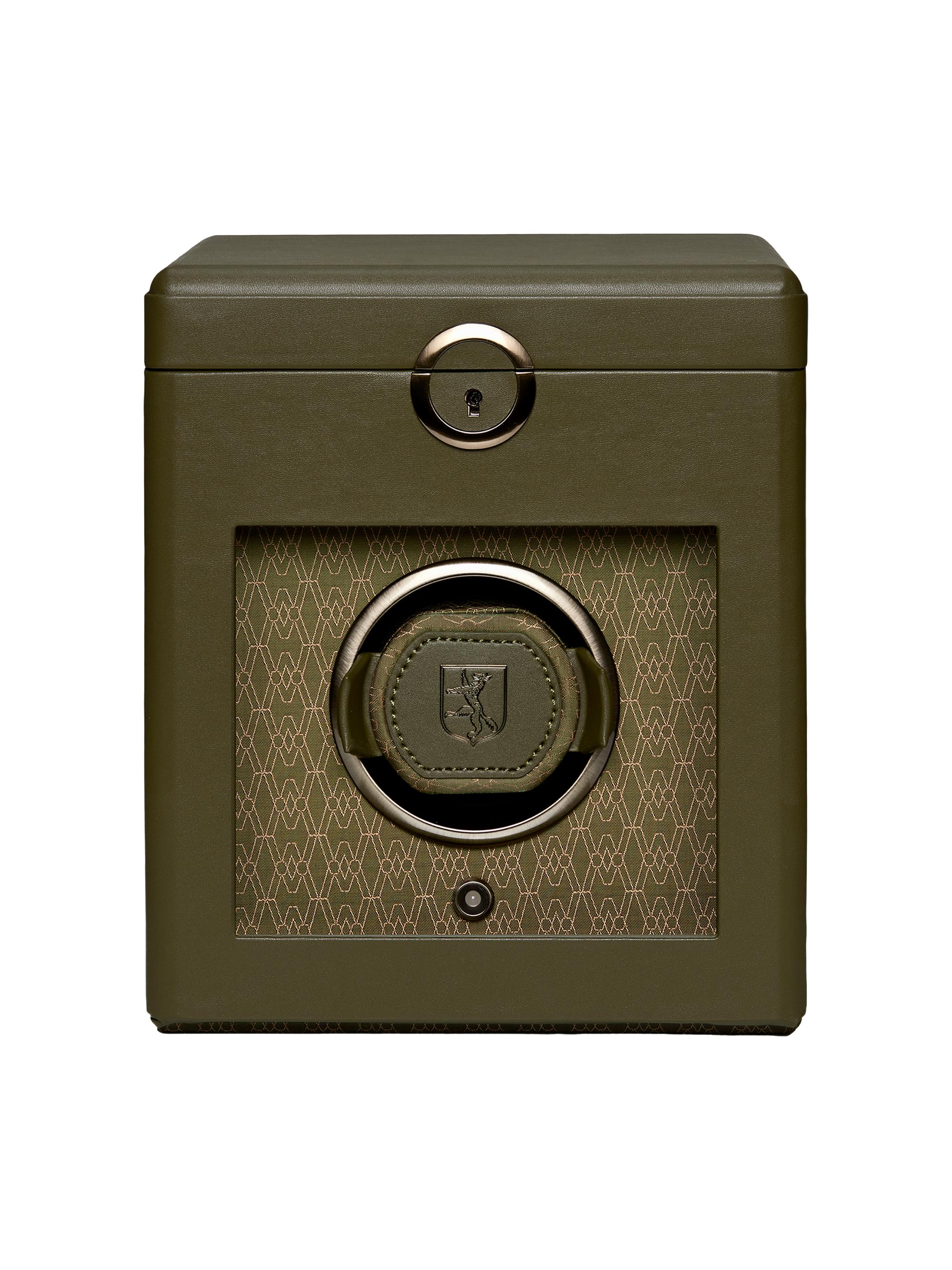 Wolf Earth Single Watch Winder - Coffee