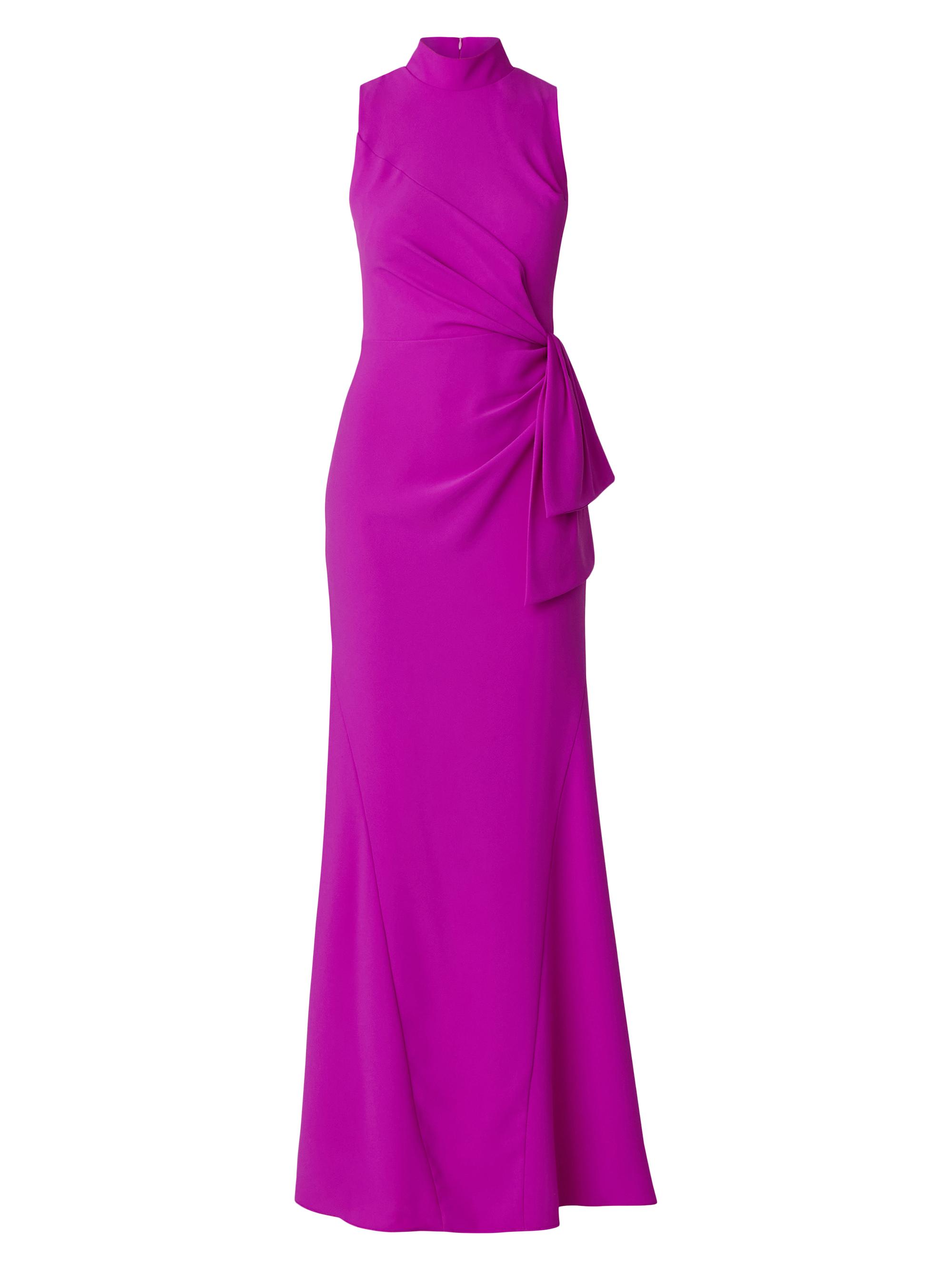 Shoshanna Drew Drape Midi-Dress Saks Fifth Avenue