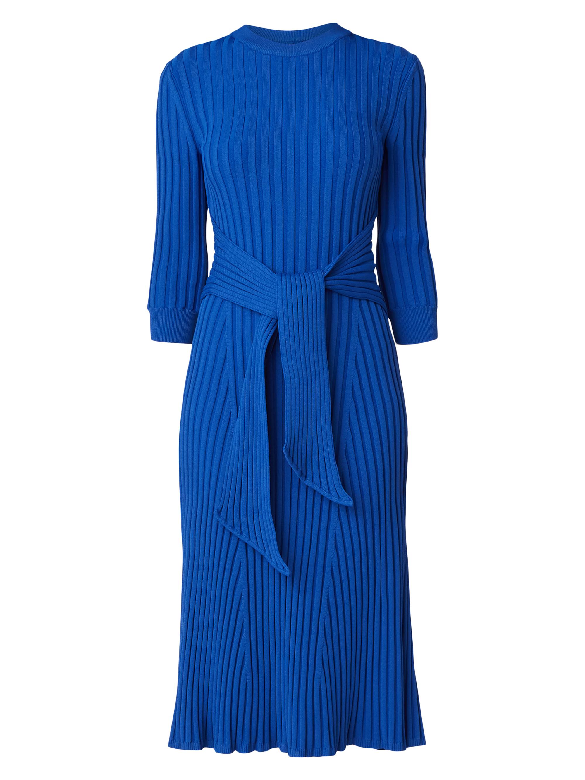 Shoshanna Women's Lillian Rib-Knit Midi-Dress - Sapphire