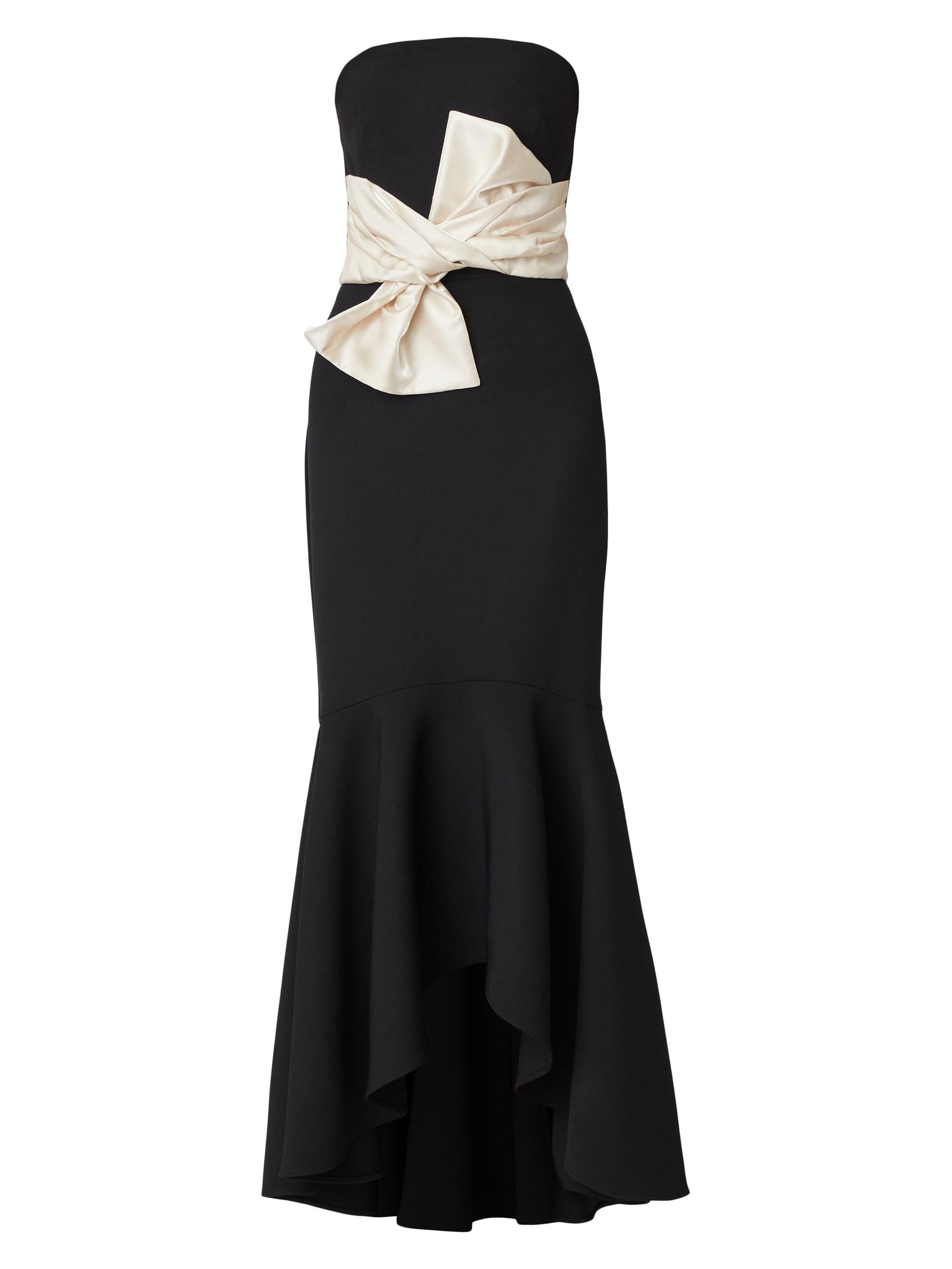 Shoshanna Women's Smith Strapless Bow Mermaid Gown - Jet Champagne