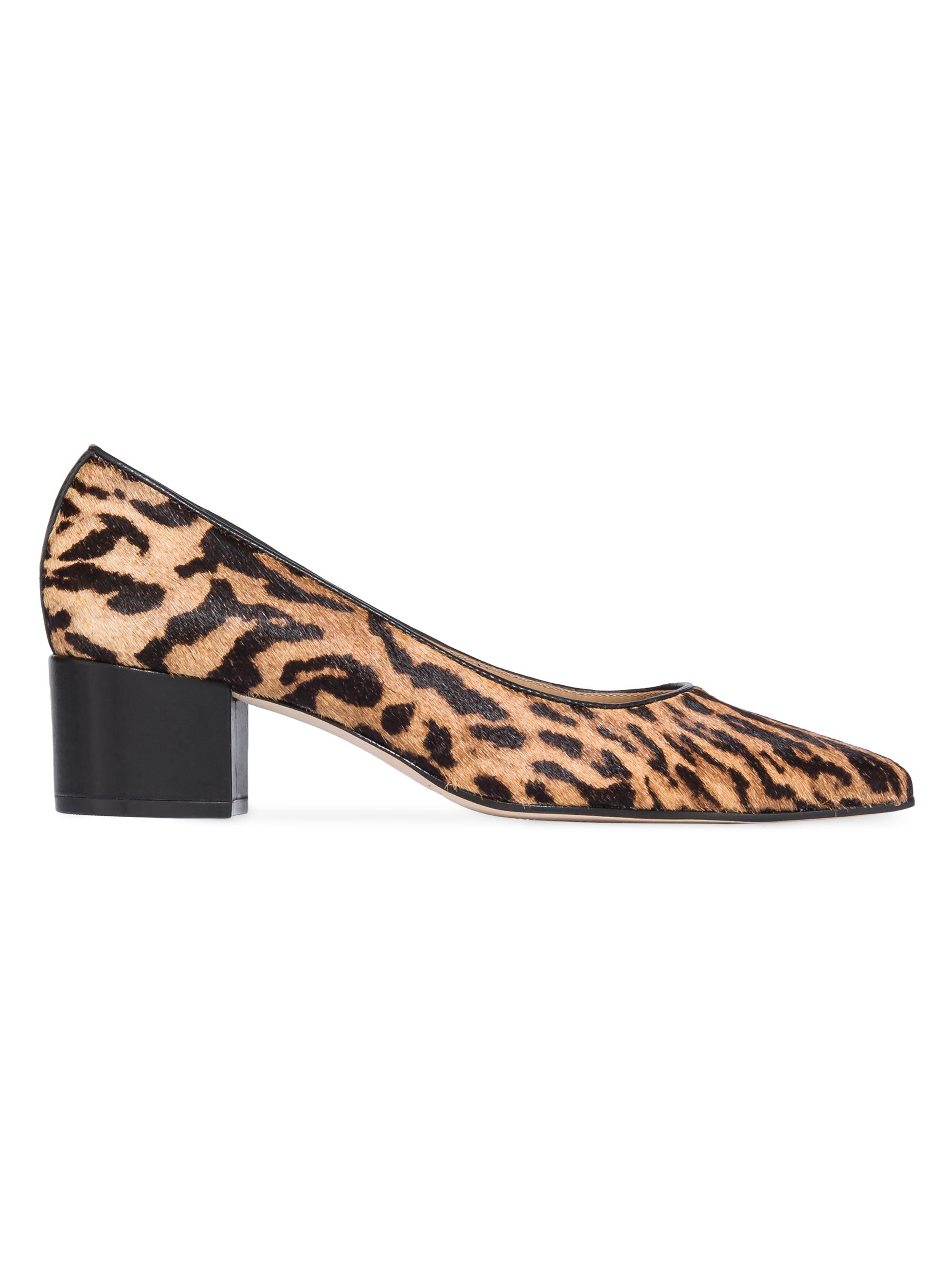 Bernardo Women's Milie Haircalf Block Heel Pumps - Gato Haircalf
