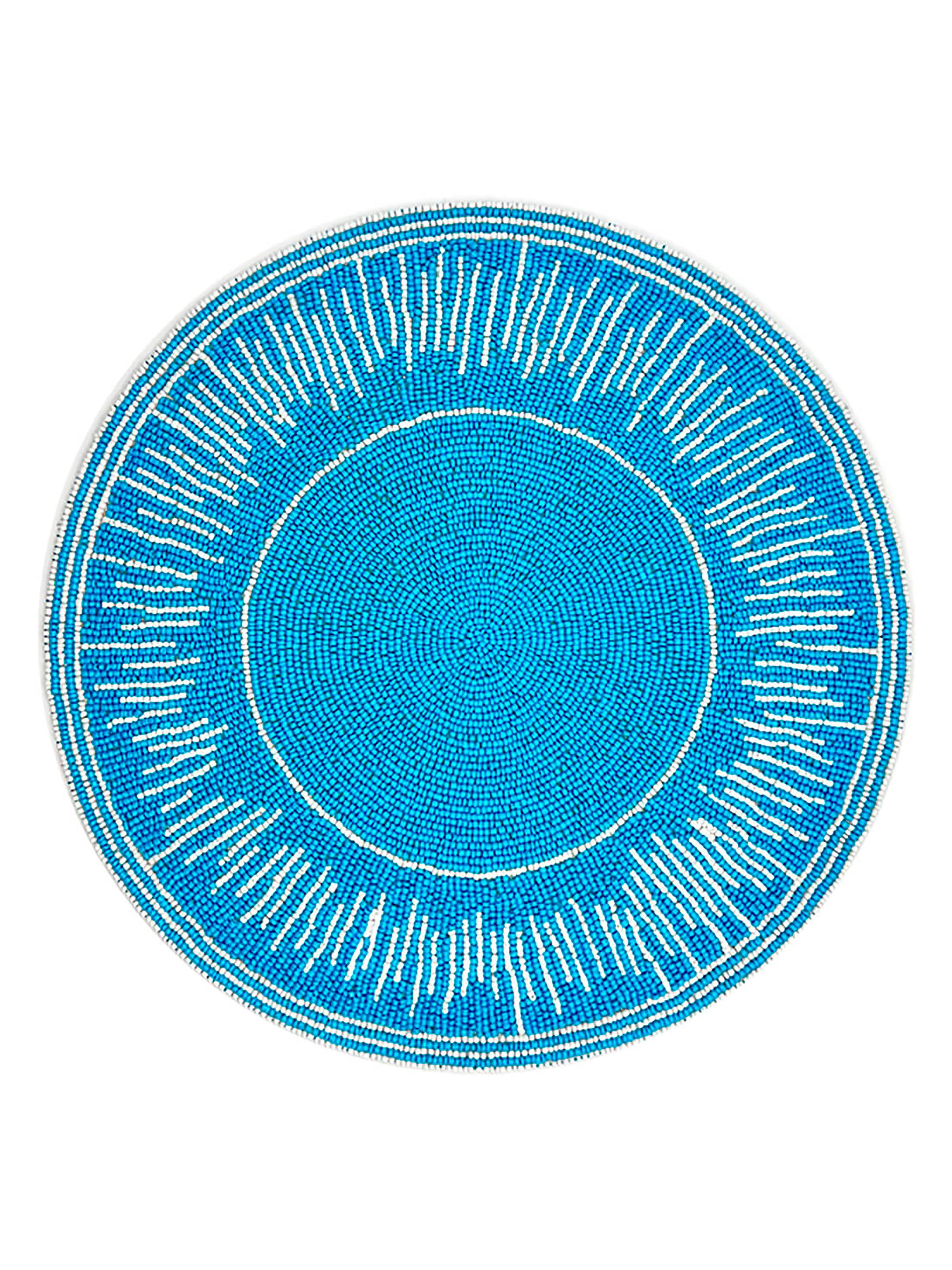 Von Gern Home Amalfi Placemats, Set of 2 - Blue & Light Blue