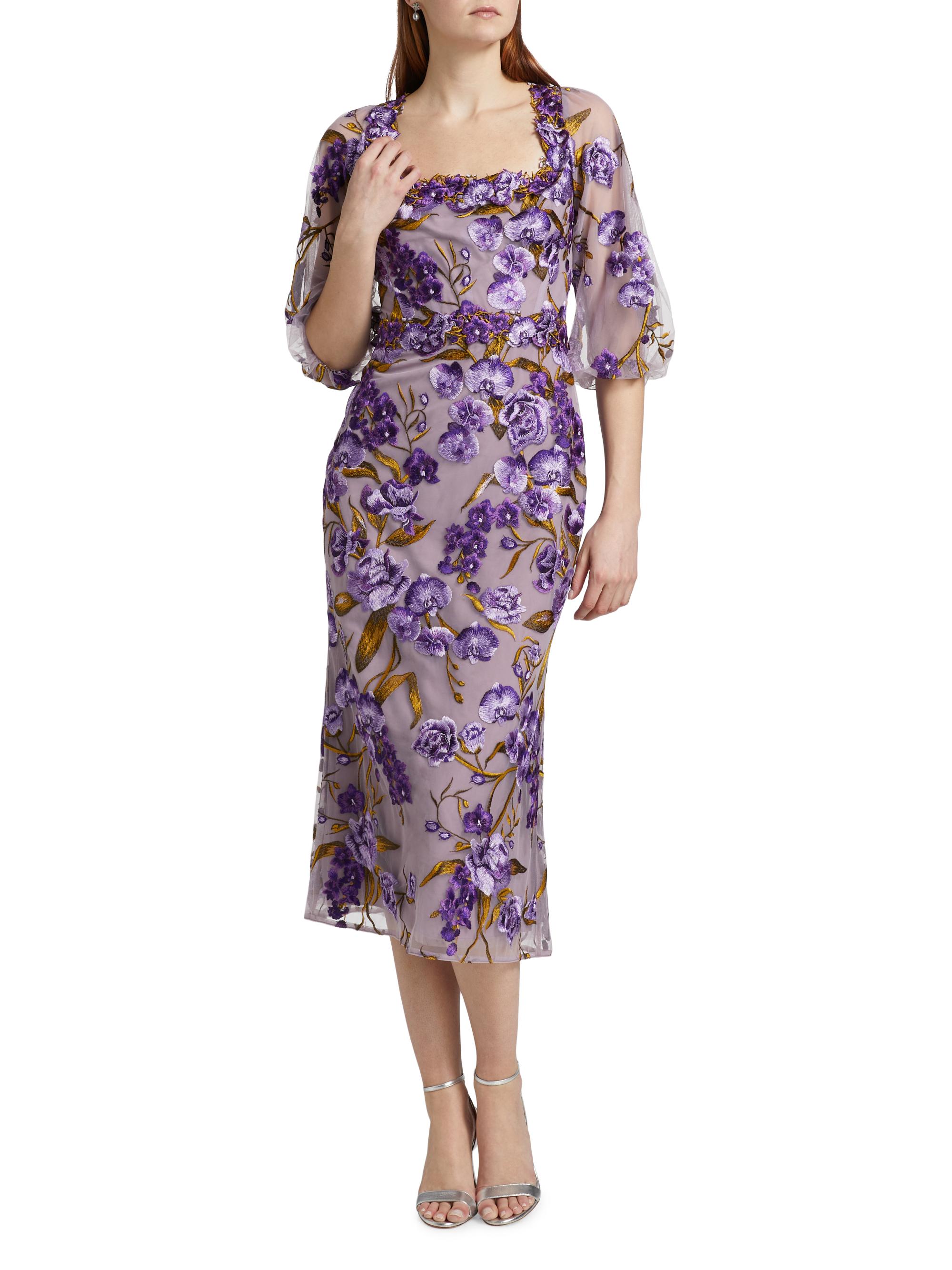 mame ♡Marchesa Notte♡花柄刺繍ドレス　ワンピース mame 様専用♡Marchesa Notte♡花柄刺繍ドレス ワンピース