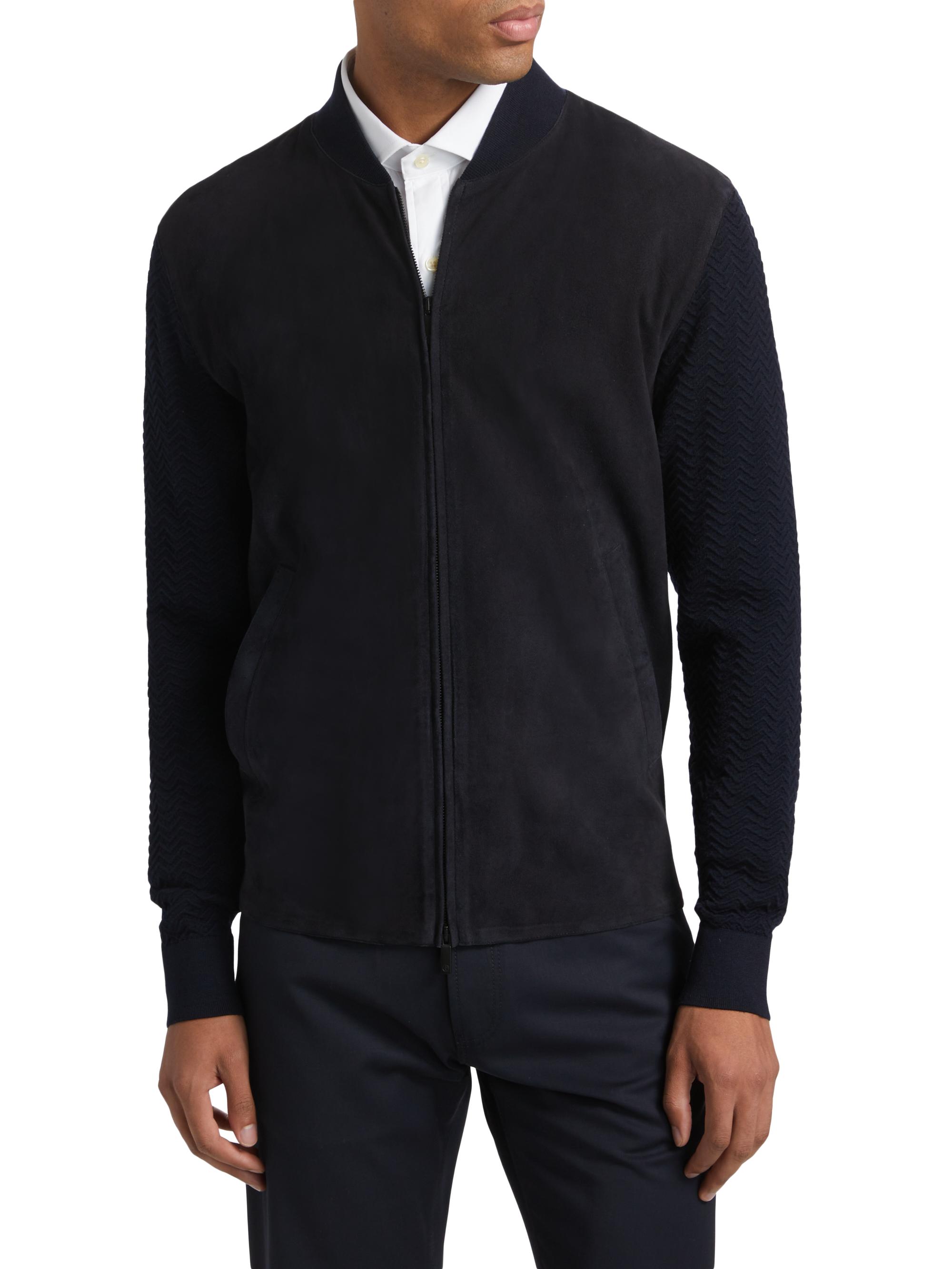 ジャケット・アウター ArmaniJeans Collar Fur Suede Tone Jacket Giorgio Armani Jacket — Gorgeous archive