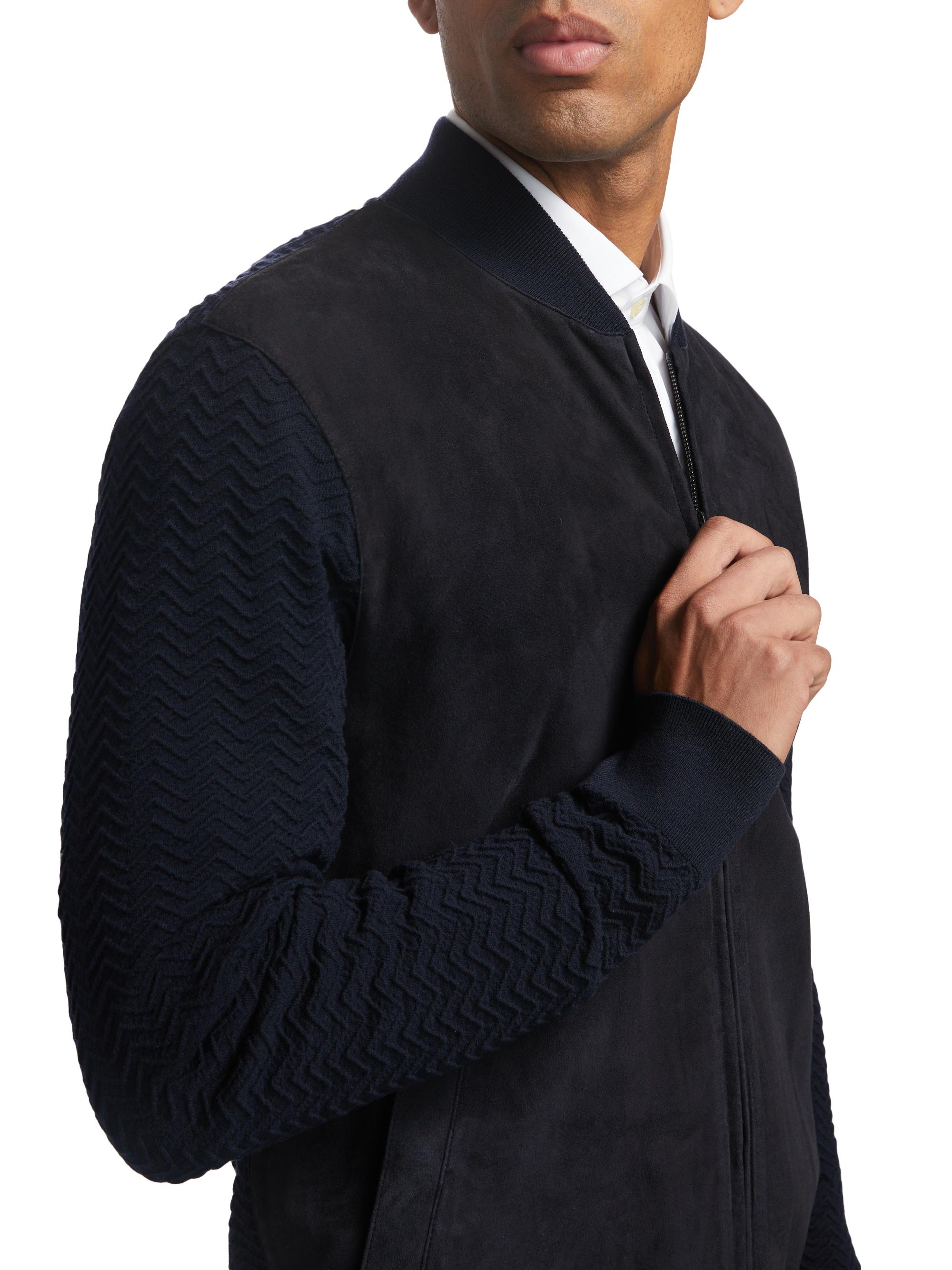 GIORGIO ARMANI　ジャケット Icon single-breasted jacket in technical waffle fabric