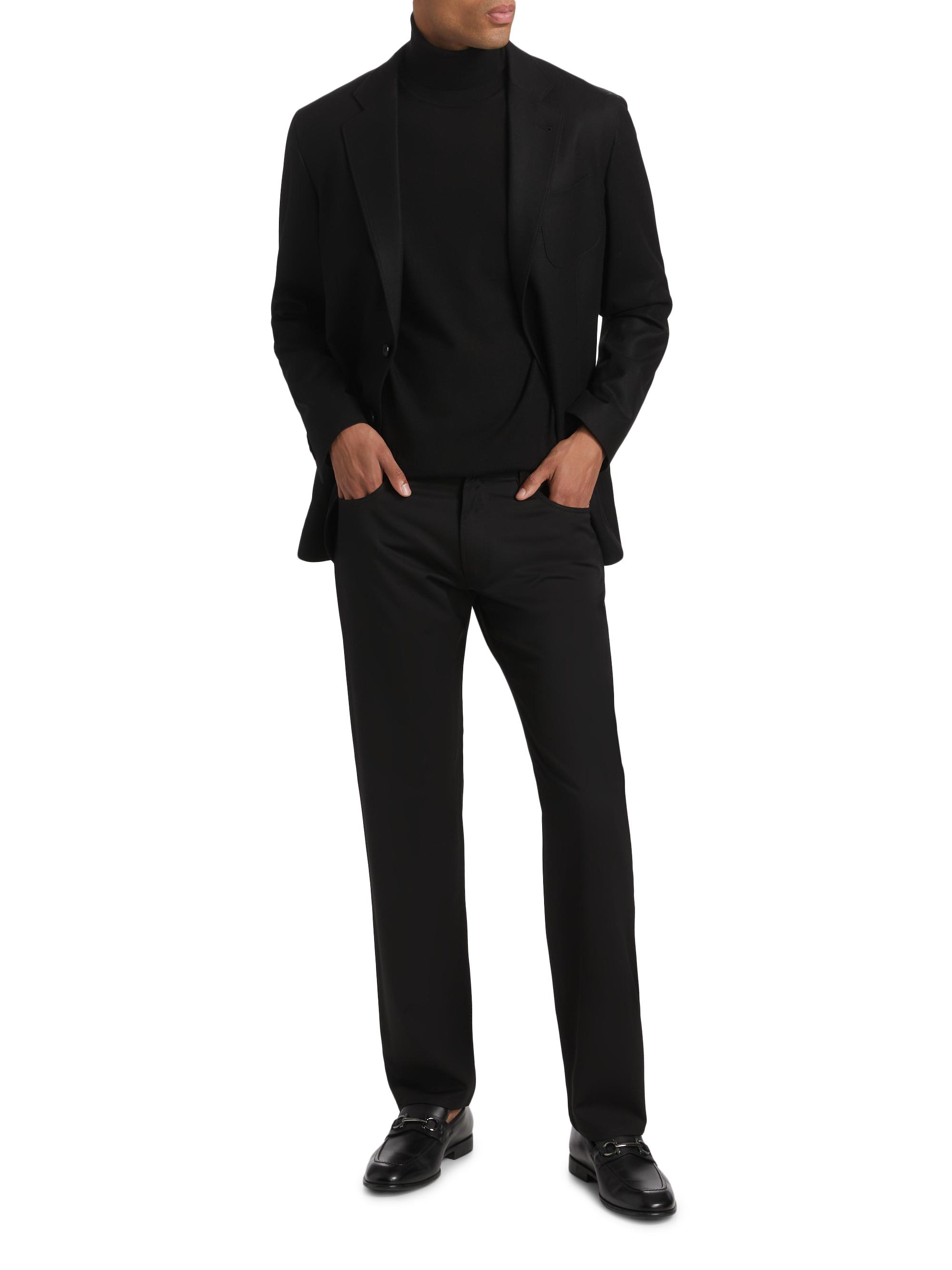 Giorgio Armani Wool 5-Pocket Pants | Saks Fifth Avenue