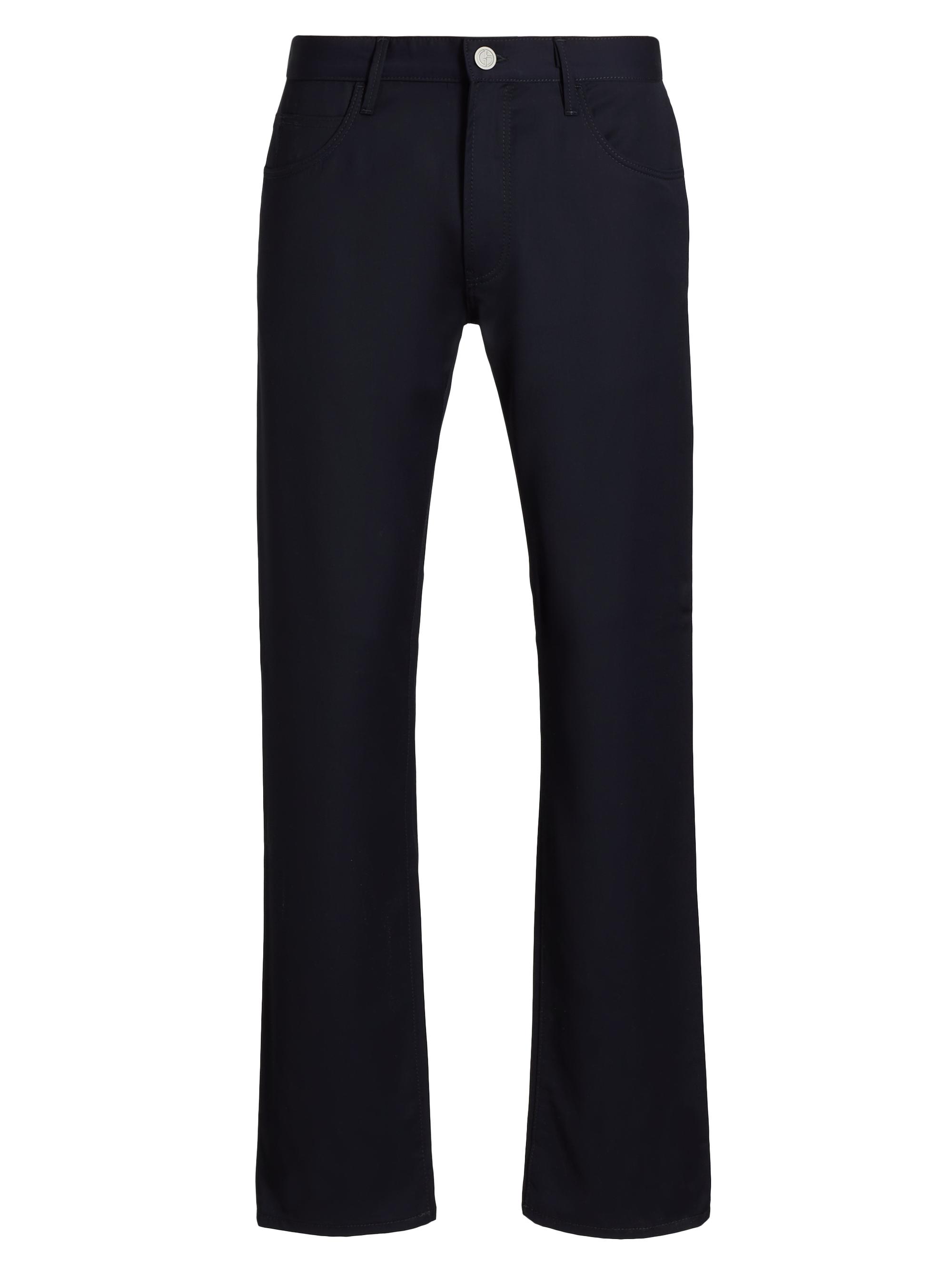 Giorgio Armani Men's Wool 5-Pocket Pants - Navy