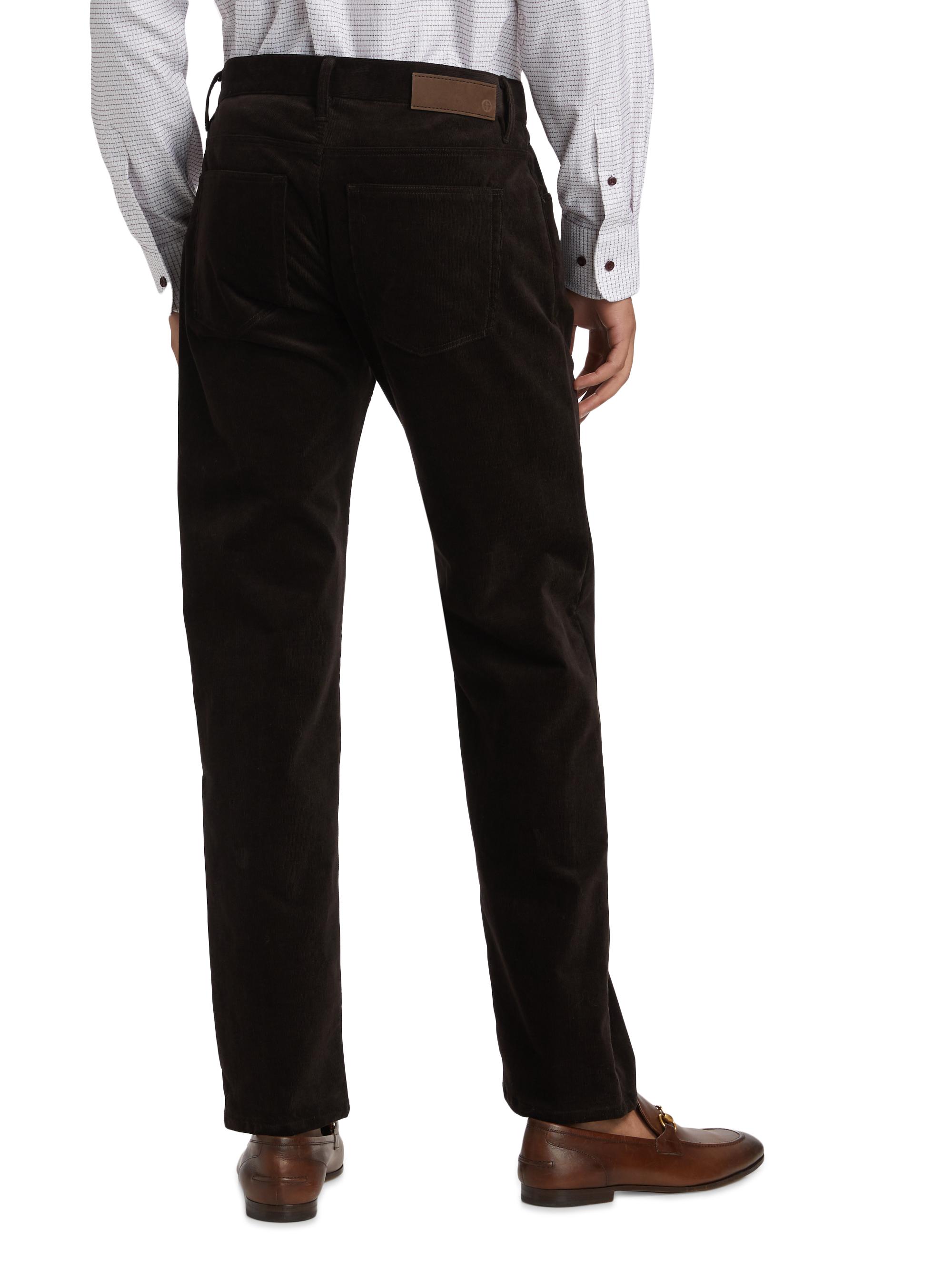 Giorgio Armani 5-Pocket Corduroy Pants | Saks Fifth Avenue