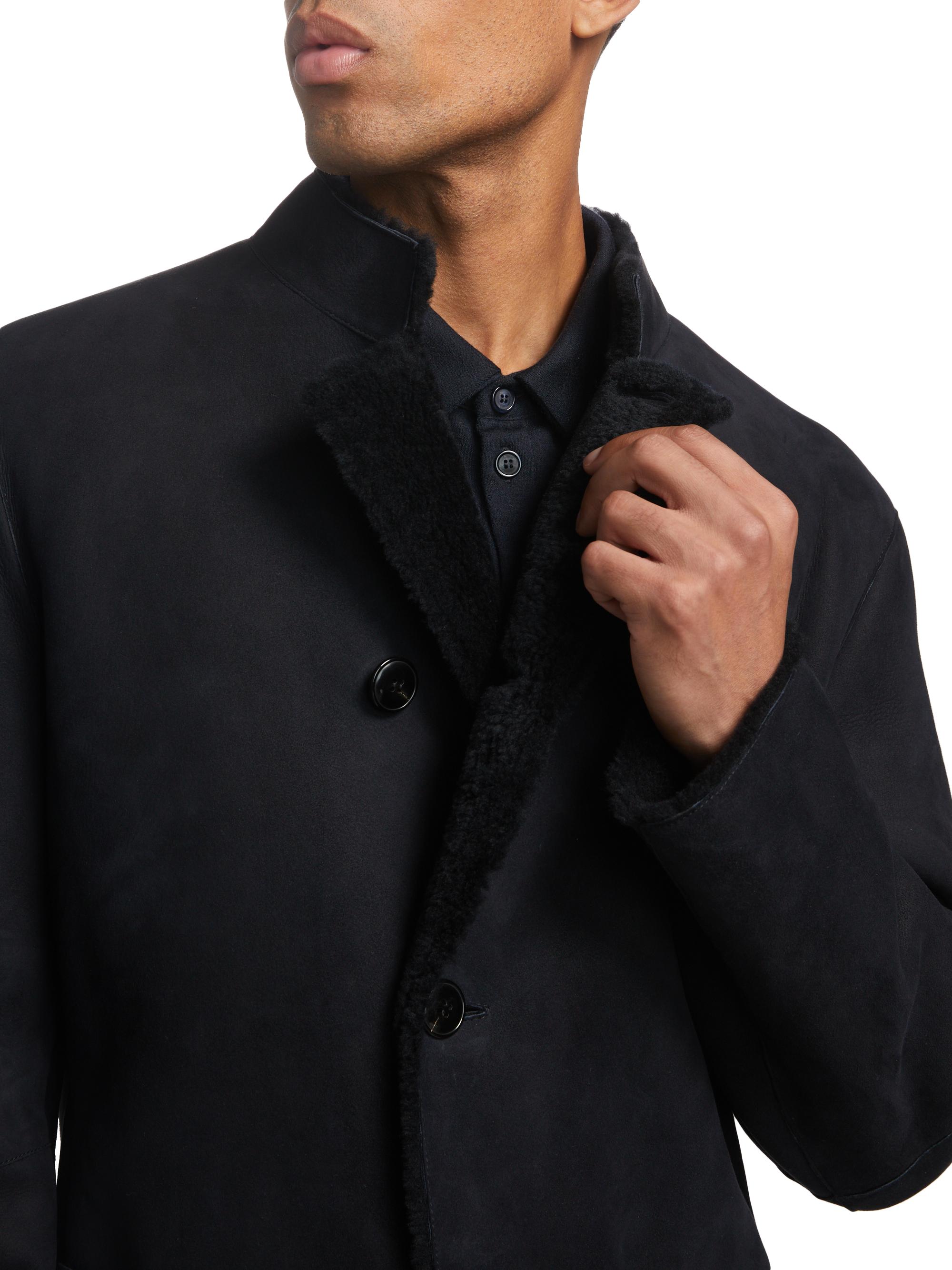 ジャケット・アウター ArmaniJeans Collar Fur Suede Tone Jacket