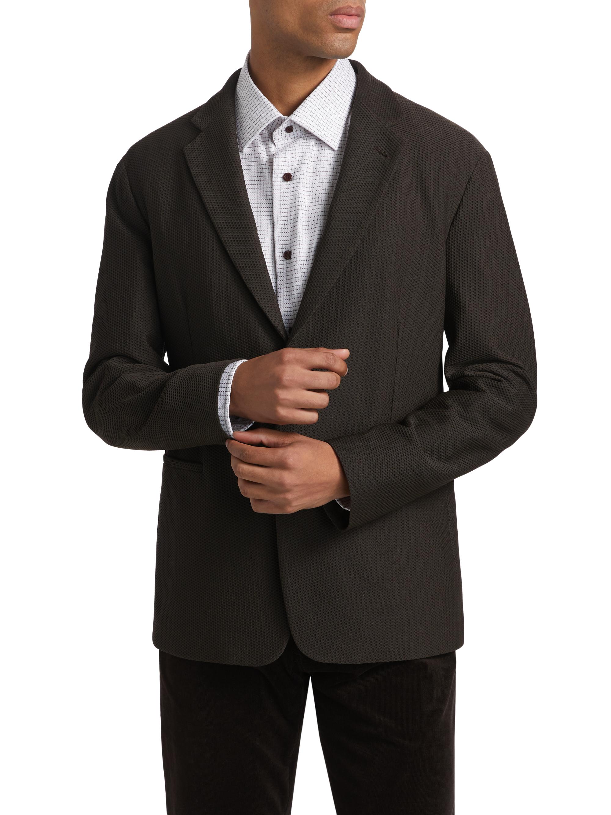 Giorgio Armani Rice Stitch Sport Jacket | Saks Fifth Avenue