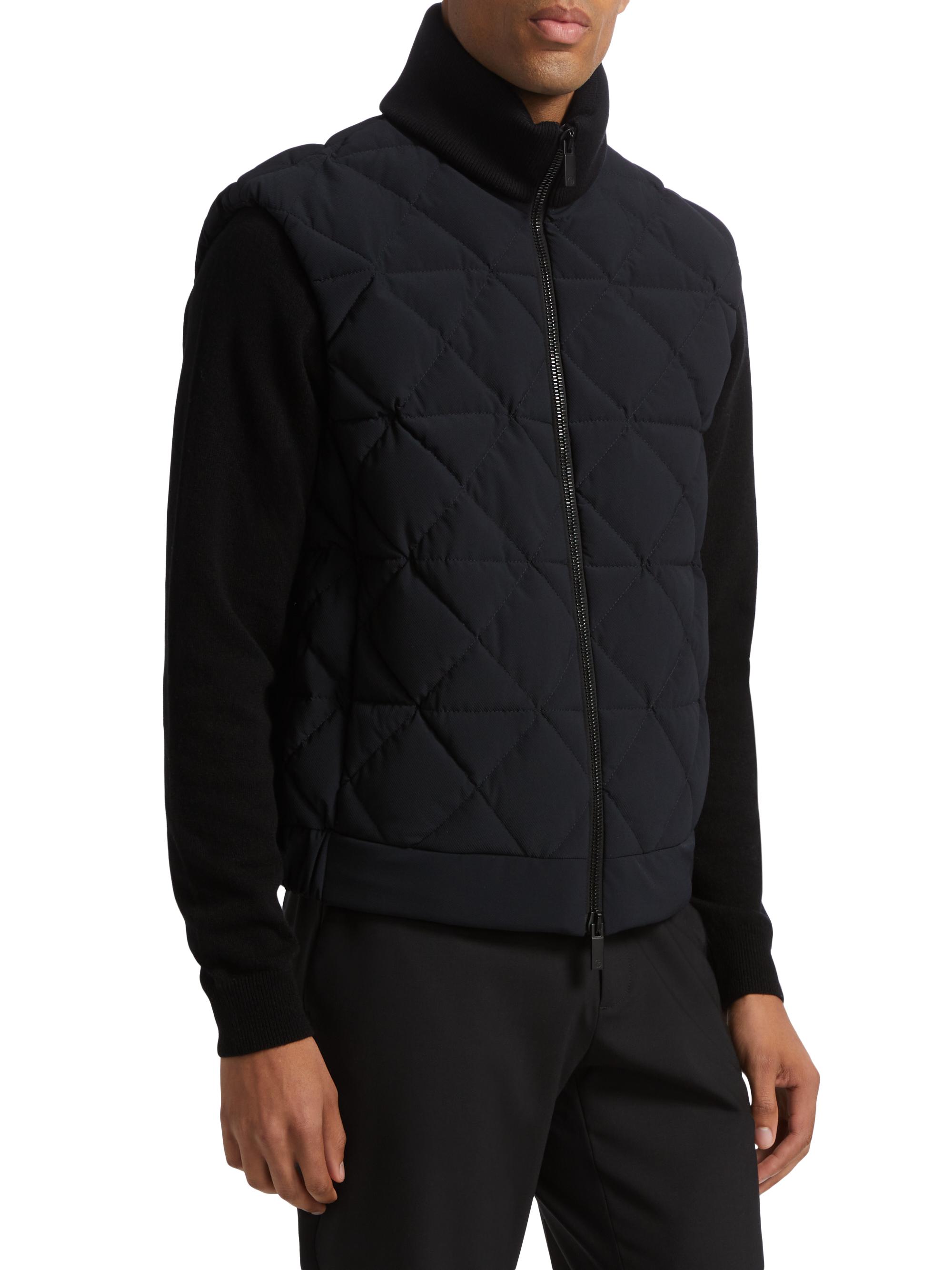 Giorgio Armani Quilted Nylon Puffer Vest | Saks Fifth Avenue