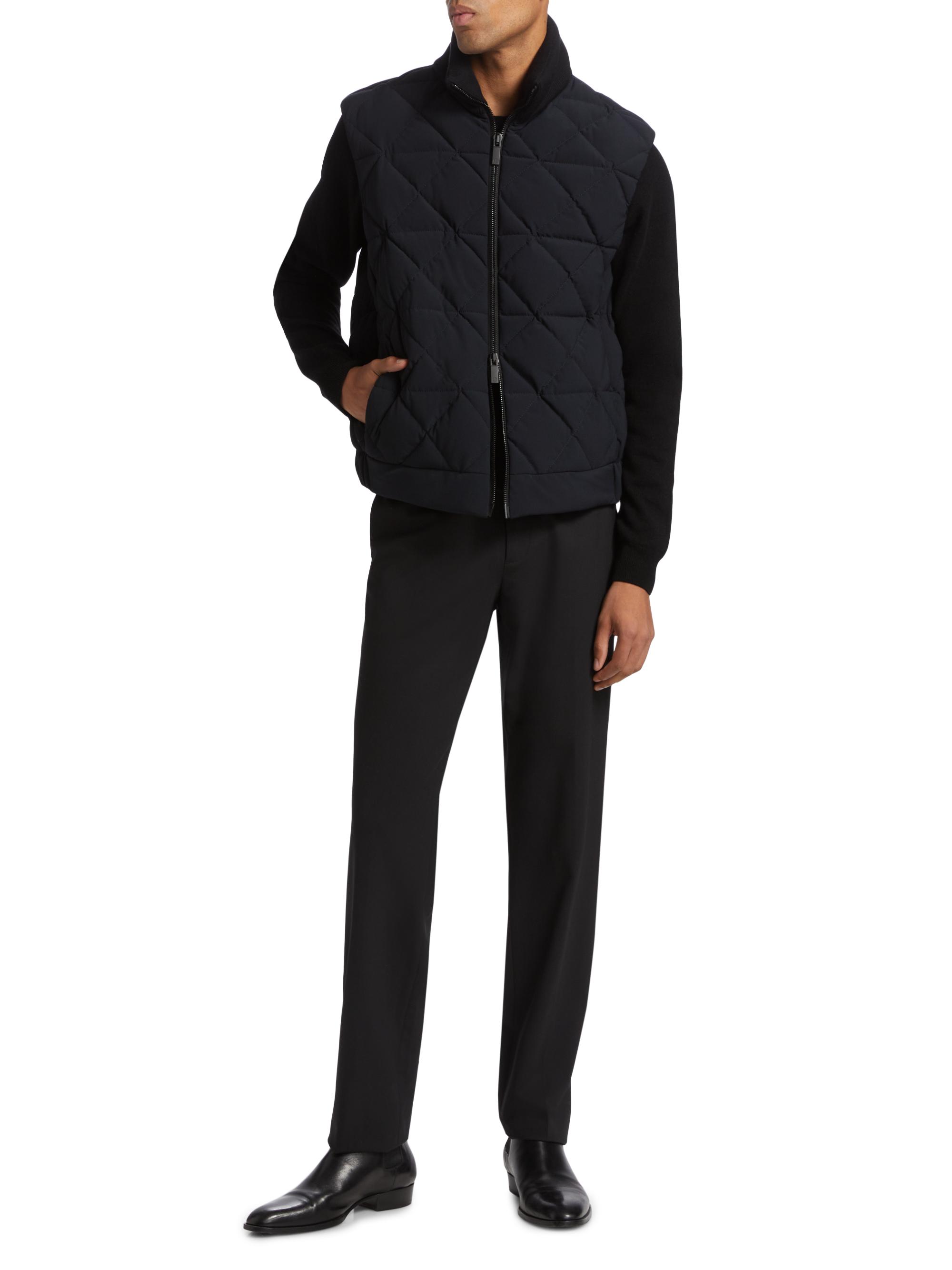 Giorgio Armani Quilted Nylon Puffer Vest | Saks Fifth Avenue
