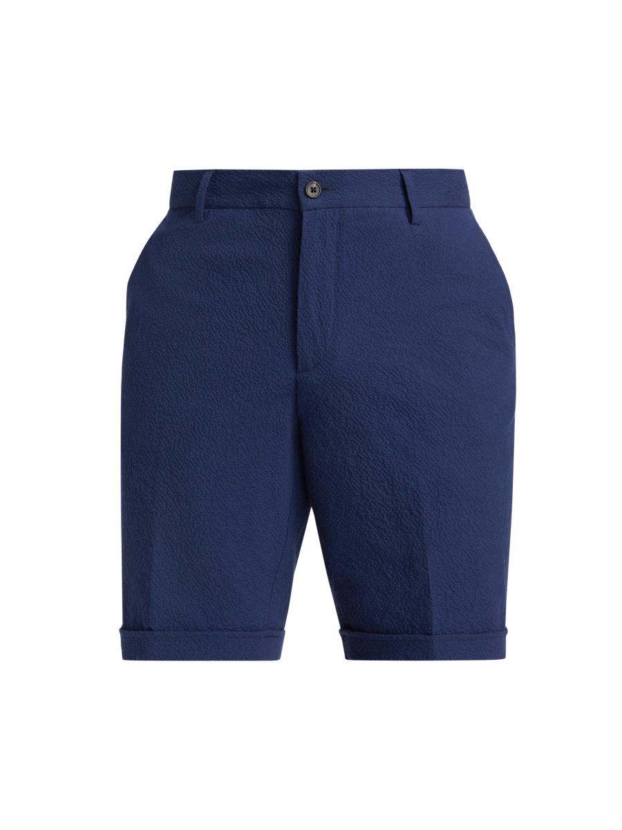 Men's Seersucker Lounge Shorts | MUJI