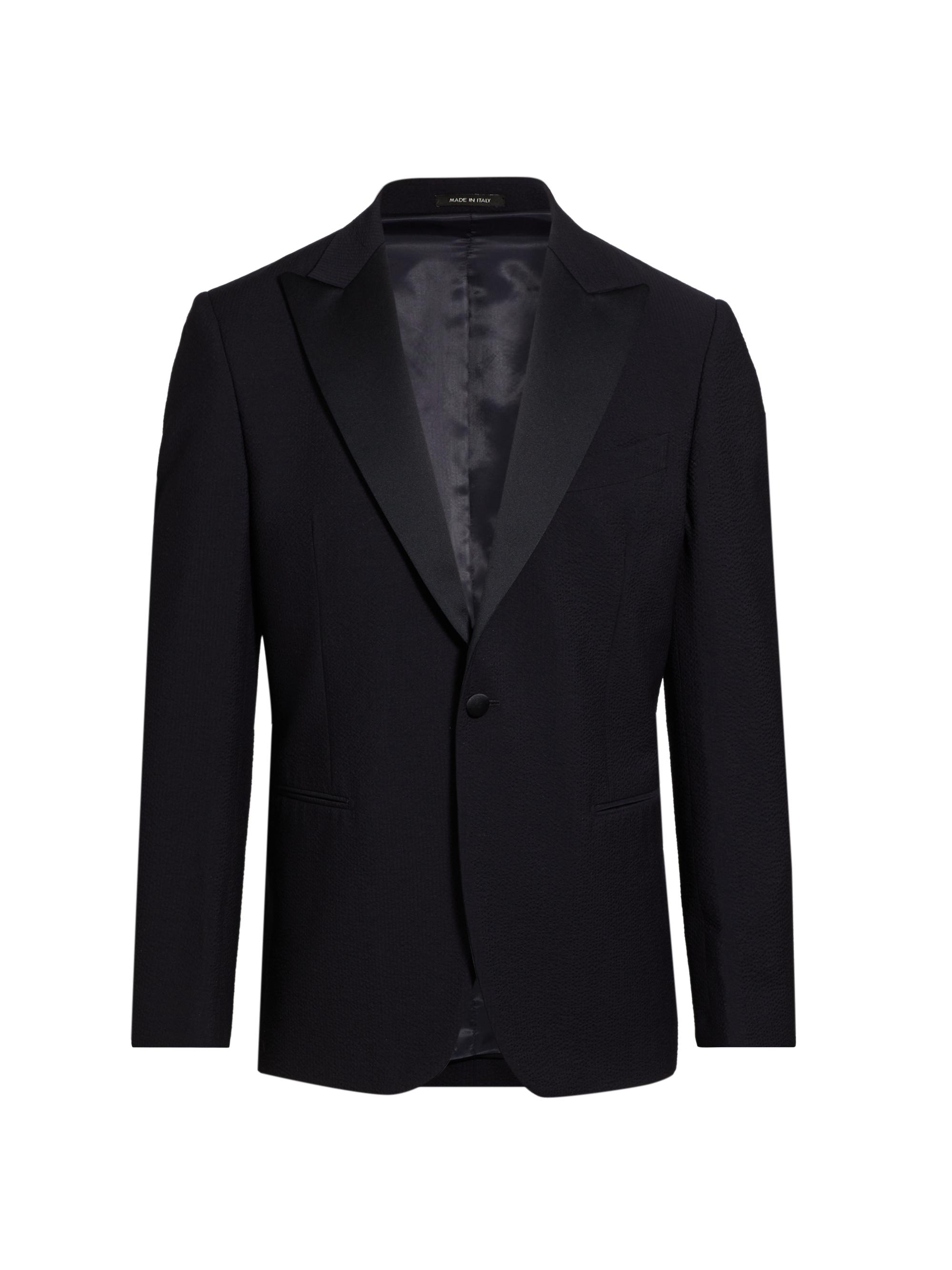 Balmain Embroidered One-Button Suit Jacket | Saks Fifth Avenue