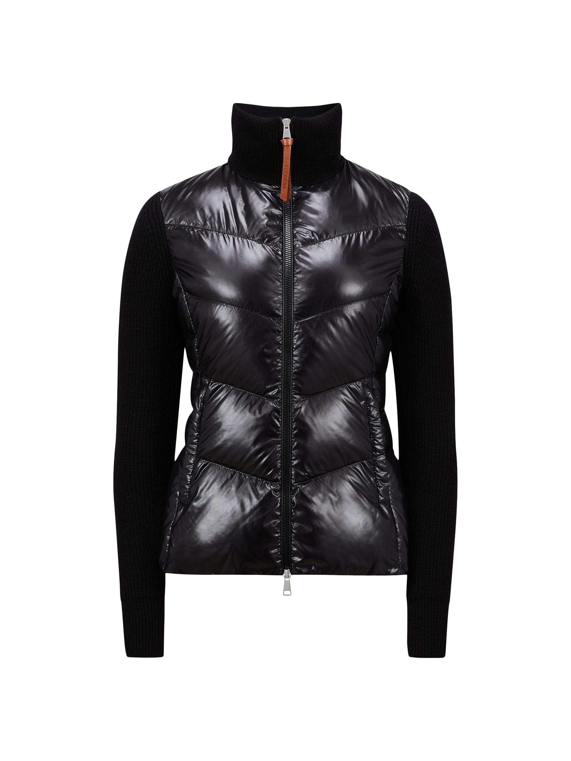 Moncler Padded Wool Zip-Up Cardigan | Saks Fifth Avenue