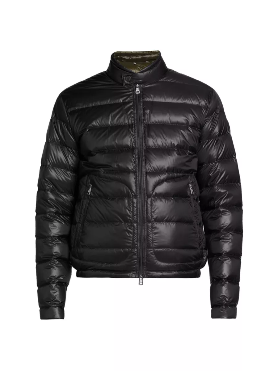 Shop Moncler Acorus Puffer Moto Jacket Saks Fifth Avenue