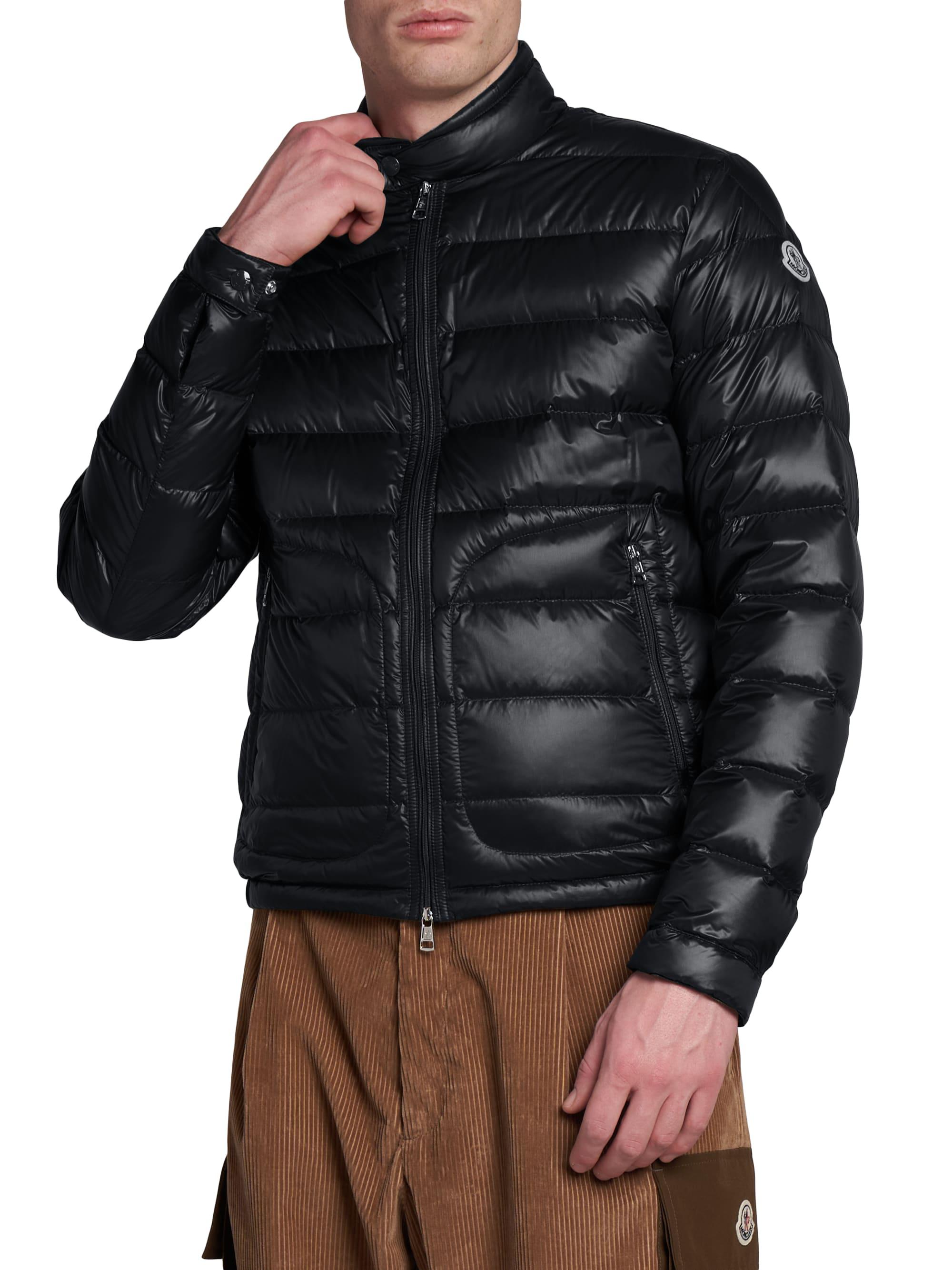 Shop Moncler Acorus Puffer Moto Jacket | Saks Fifth Avenue