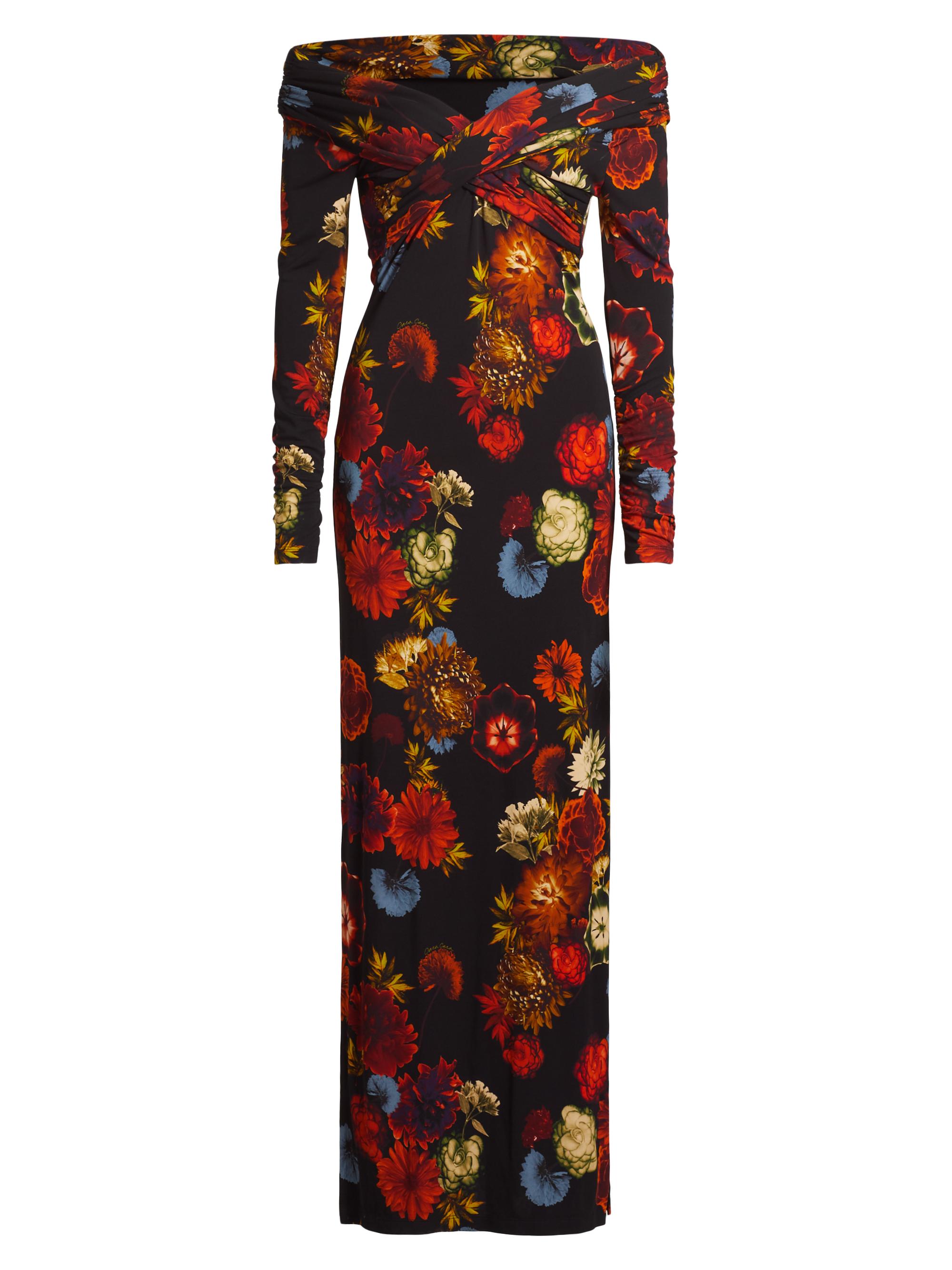 Cara Cara Women's Mirana Floral Maxi Dress - Black Harvest Bloom